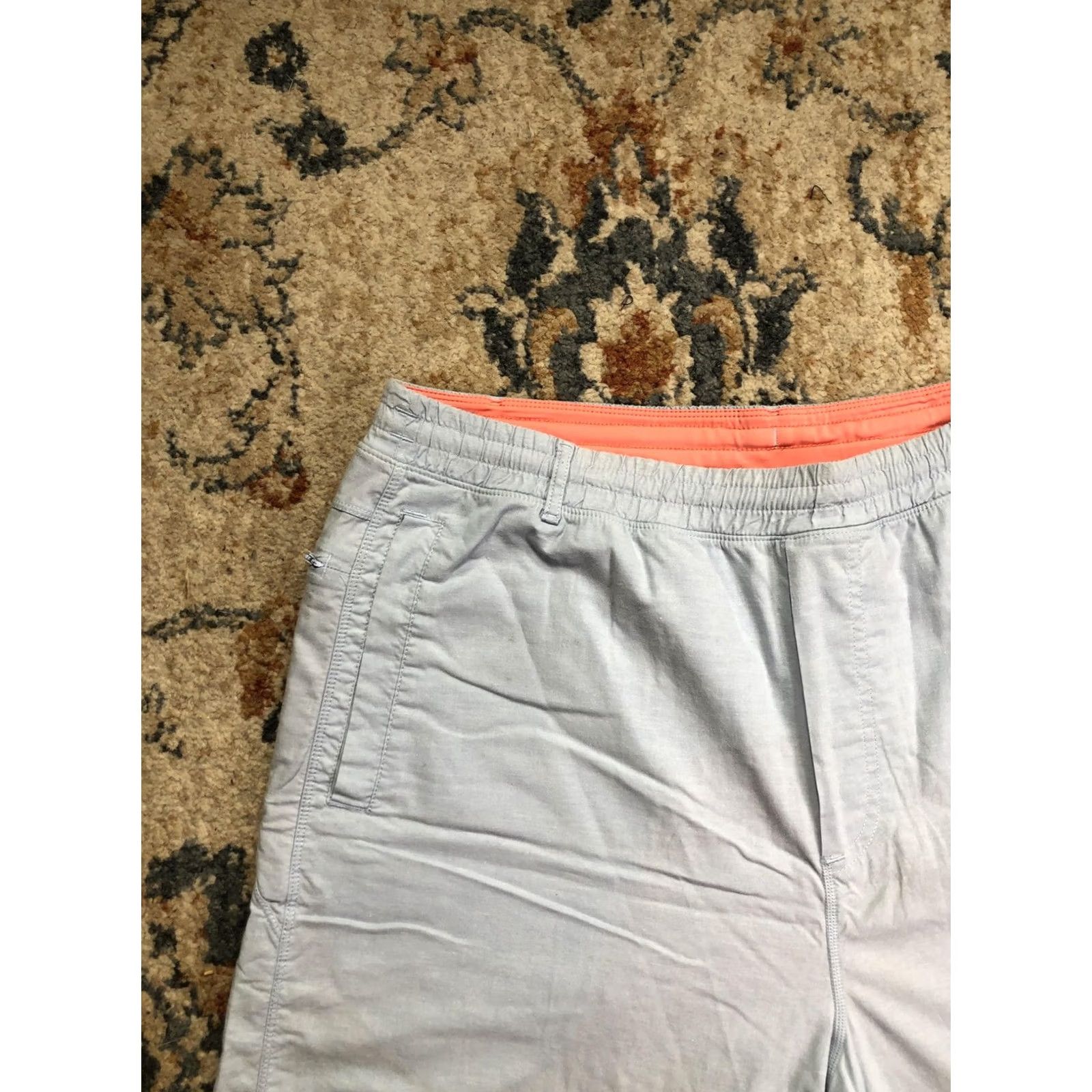 Vintage Birddogs Mens Shorts 2XL Blue Athletic Inseam 7 Elastic Waist Lined Pockets Stretch Lightweight Casual Summer Size US 39 - 2 Thumbnail