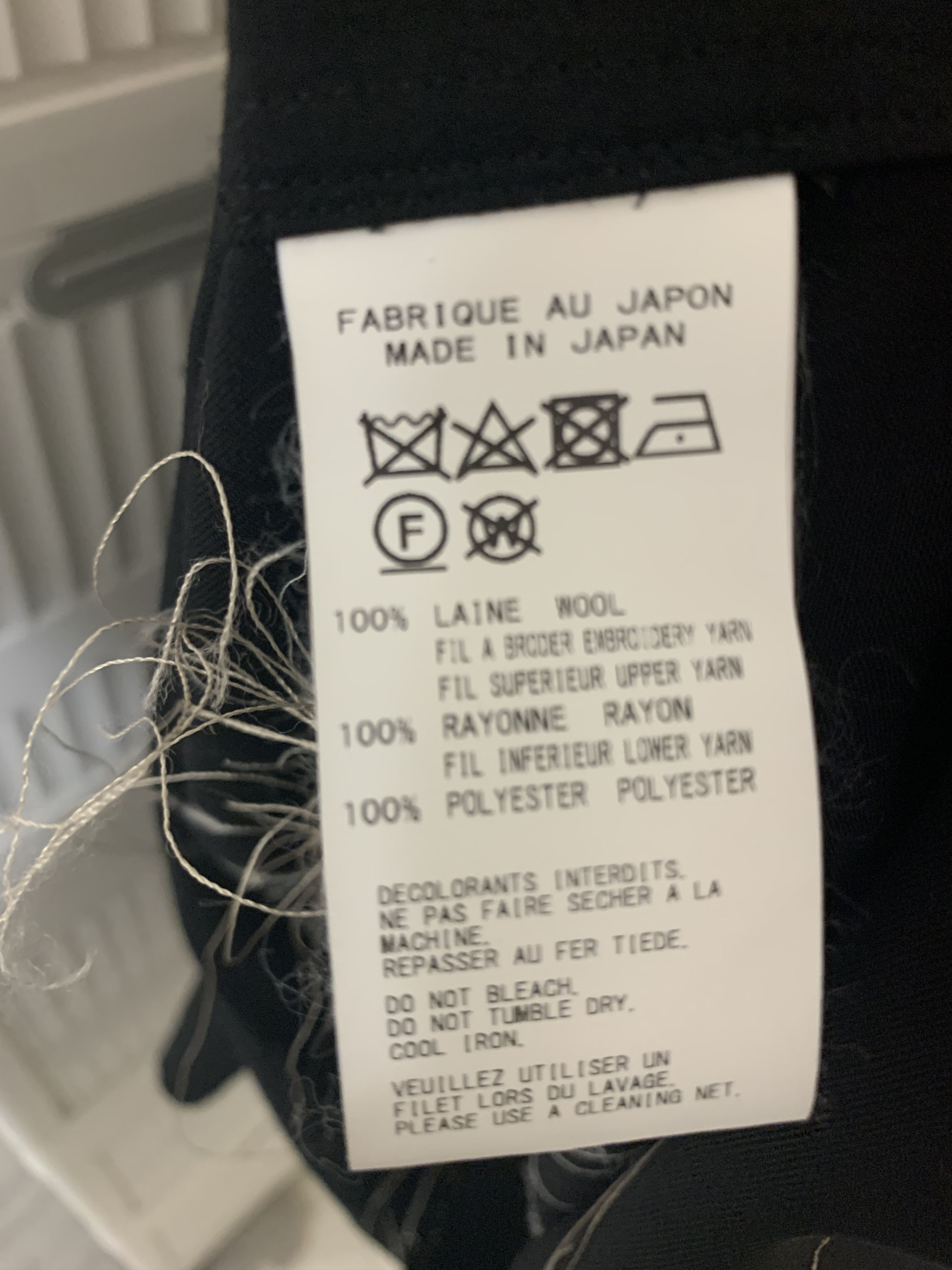 Yohji Yamamoto Yohji Yamamoto Pour Homme AW19 Embroidered shirt Size US L / EU 52-54 / 3 - 3 Thumbnail
