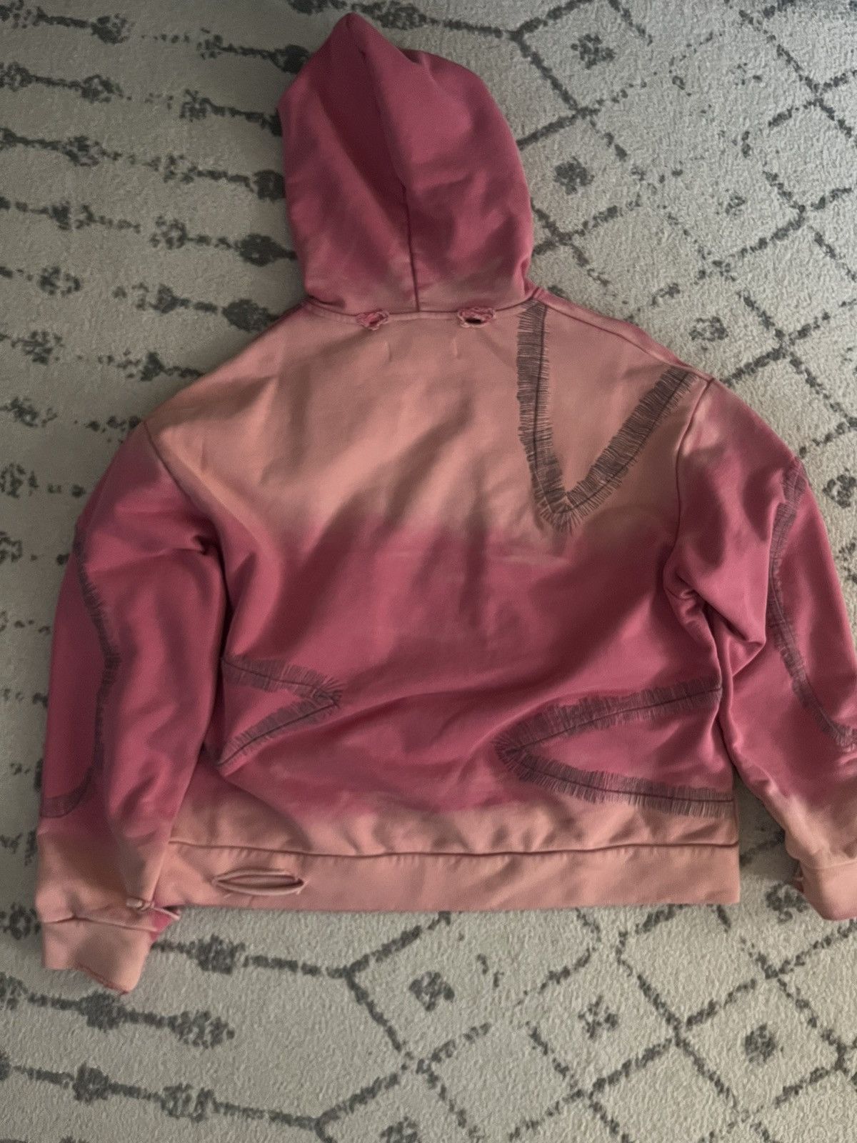 Who Decides War Who Decides War Pink Windowed Hoodie Size US M / EU 48-50 / 2 - 7 Thumbnail