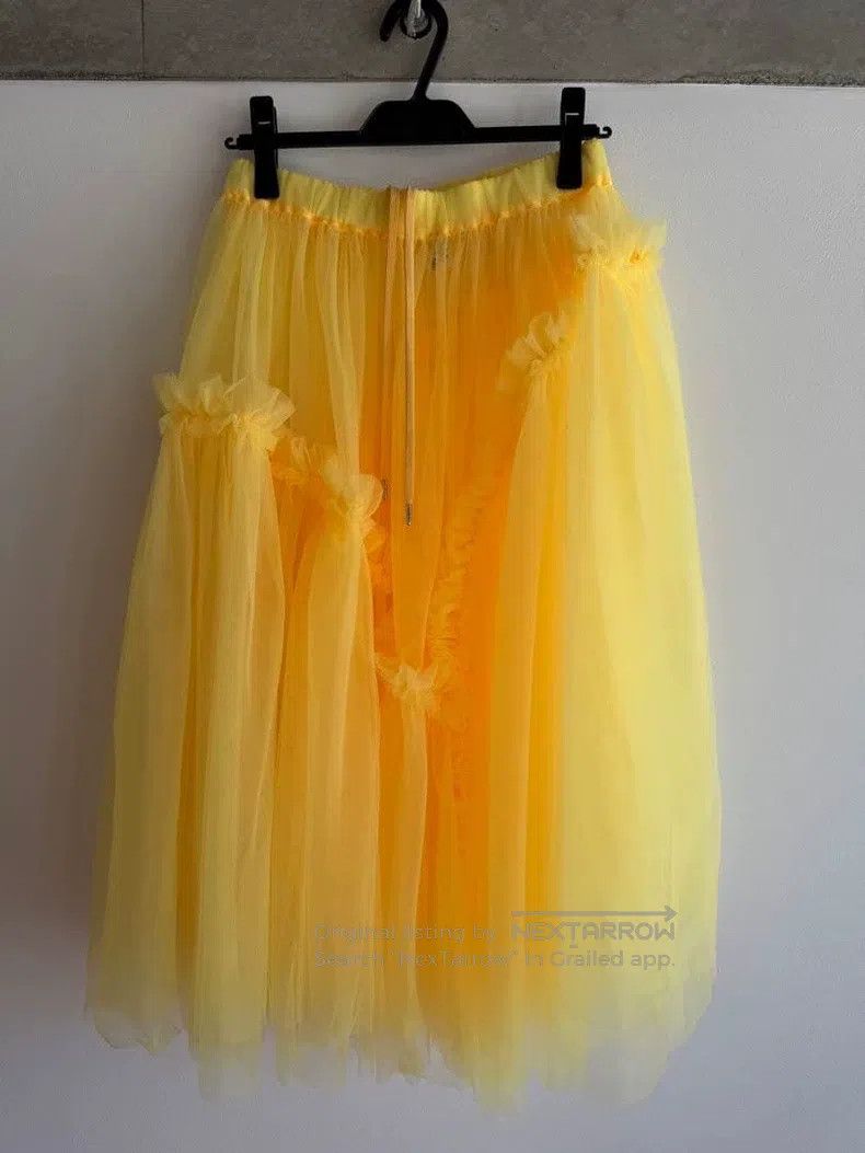 Comme des Garcons Comme Des Garcons size XS Yellow vintage lace design chiff Size 22" - 1 Thumbnail