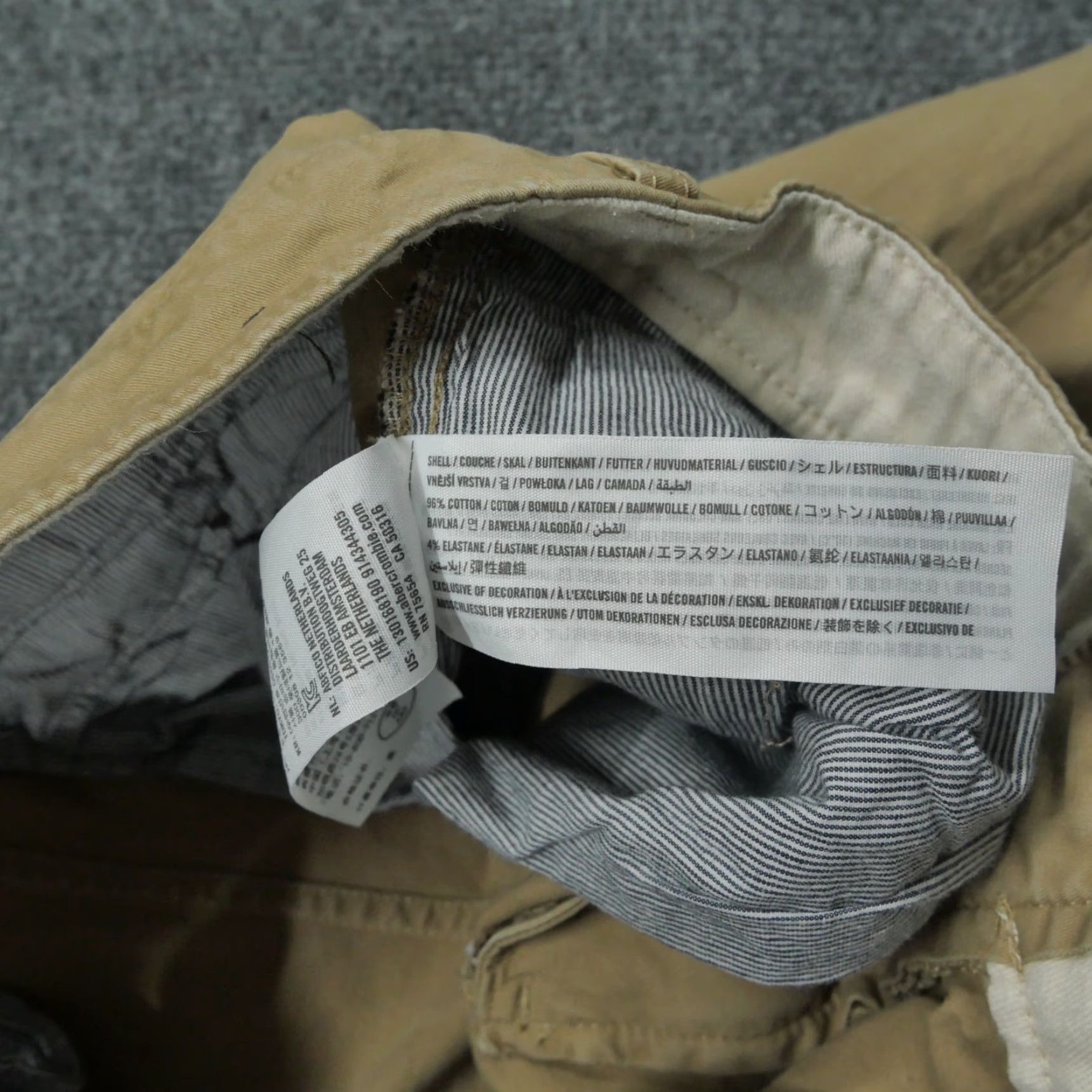Abercrombie & Fitch Abercrombie & Fitch Pants Mens 28x30 Khaki Tan Skinny Stretch Size US 28 / EU 44 - 5 Thumbnail