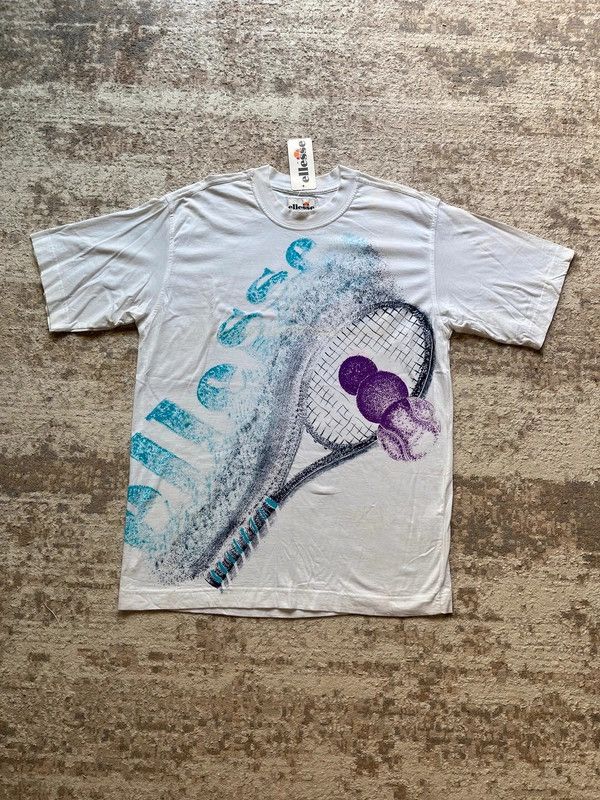Ellesse Ellesse Vintage 90s Deadstock NWT Tennis Very Rare Grail Size US M / EU 48-50 / 2 - 1 Thumbnail