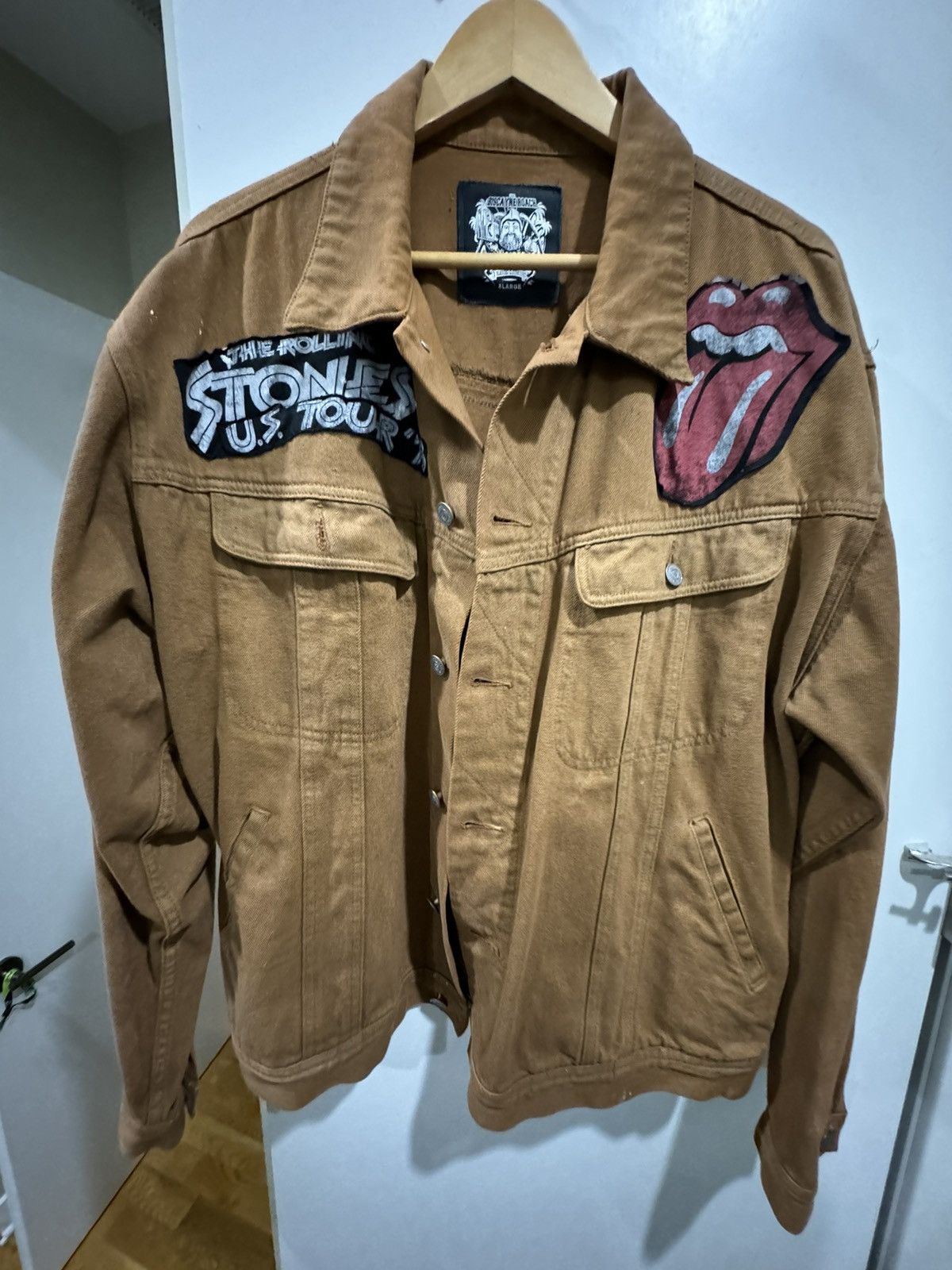 The Rolling Stones Rolling Stones Custom Denim Jacket Size US XL / EU 56 / 4 - 1 Thumbnail