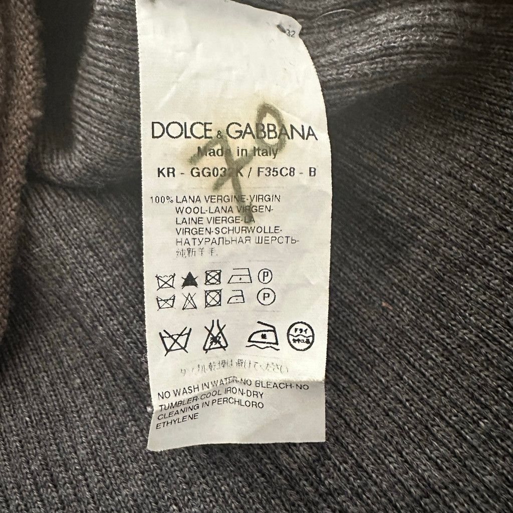 Dolce & Gabbana Dolce & Gabbana Exposed Seam wool sweater Size 54 Size US XL / EU 56 / 4 - 5 Thumbnail