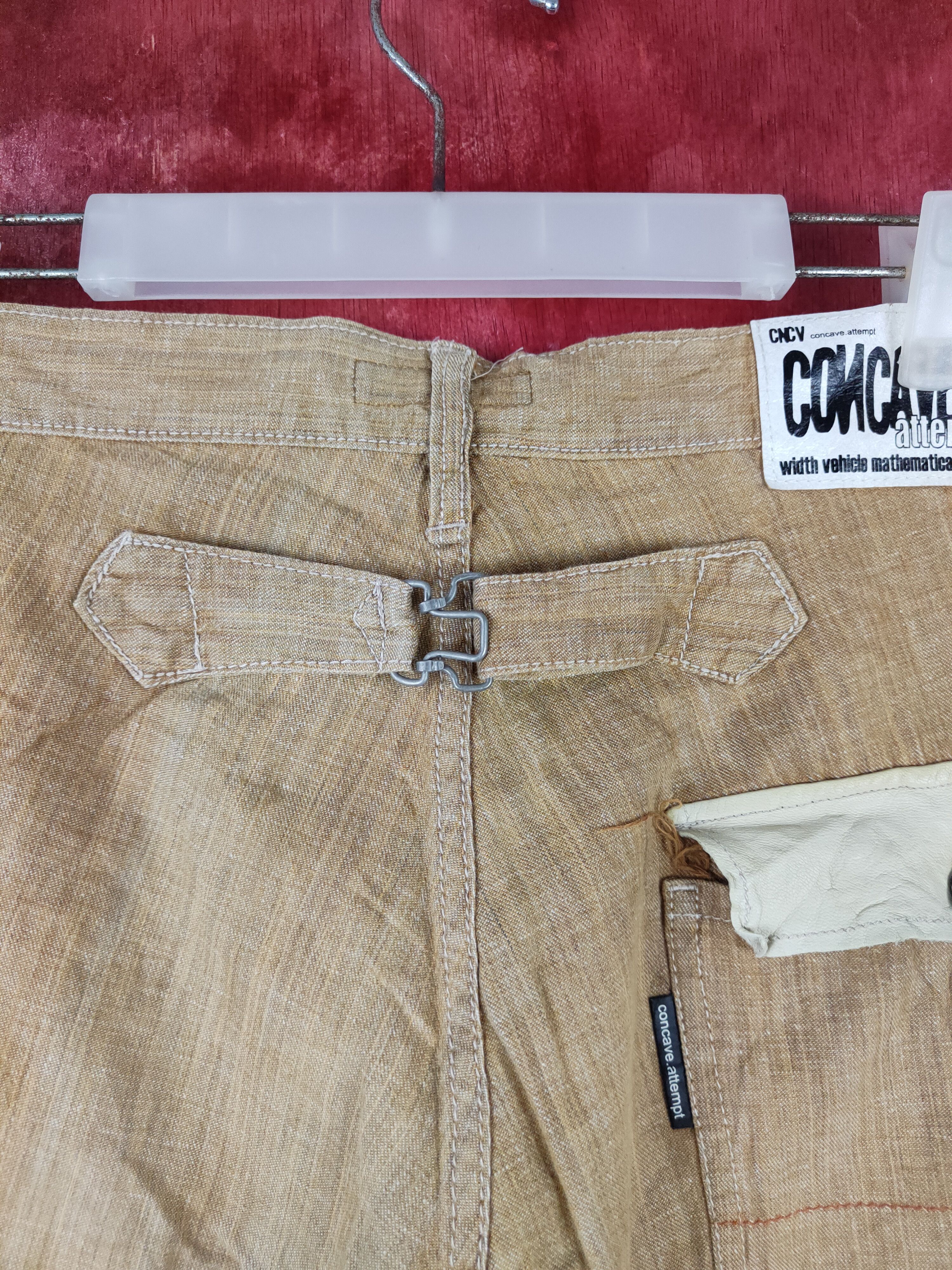 Japanese Brand Concave attempt Brown Multipocket Casual Pants #S1271 Size US 34 / EU 50 - 8 Thumbnail