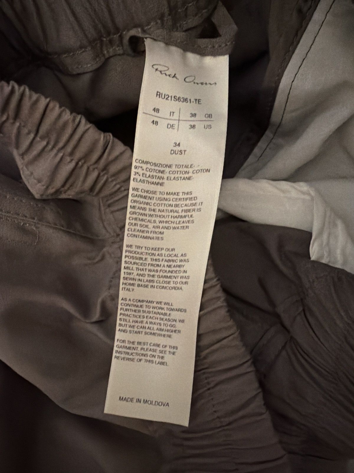 Rick Owens Rick Owens Bela Zip-up Trousers Size US 34 / EU 50 - 4 Thumbnail