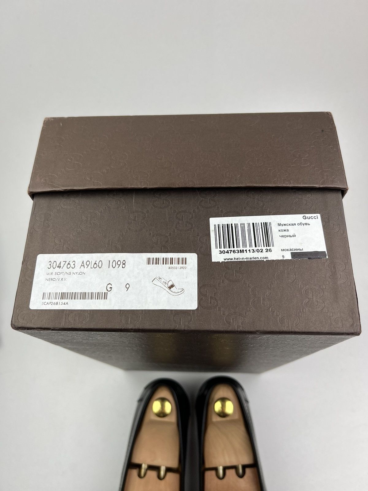 Gucci GUCCI Loafers Leather Penny Shoes GG Logo Black Men’s Size US 9.5 / EU 42-43 - 25 Thumbnail