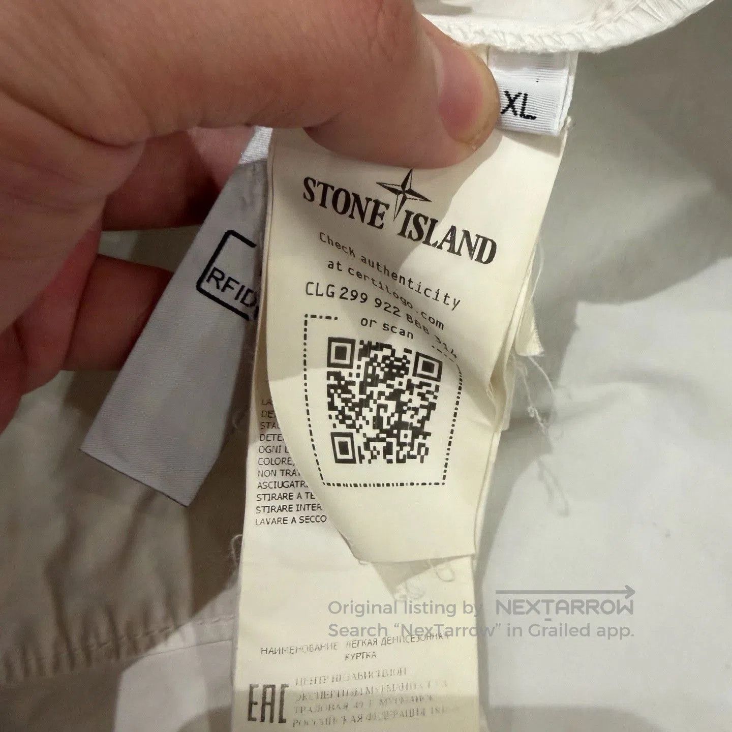 Stone Island Stone Island Logo Zip Jacket. Size US XL / EU 56 / 4 - 4 Thumbnail