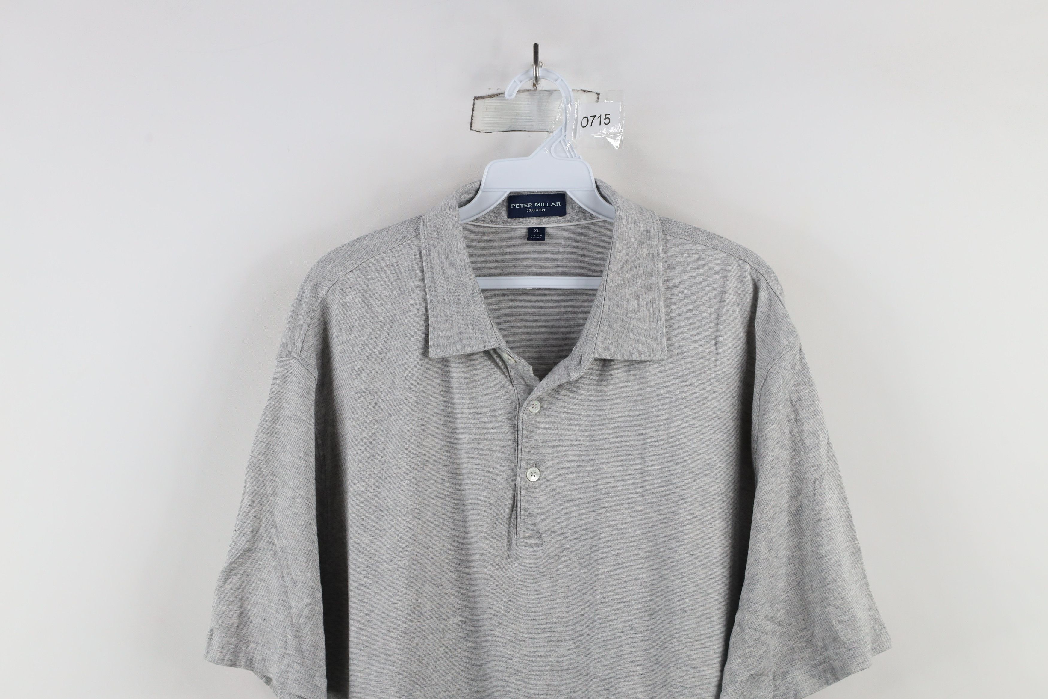Peter Millar × Vintage Peter Millar Collection Stretch Knit Collared Polo Shirt Size US XL / EU 56 / 4 - 2 Thumbnail