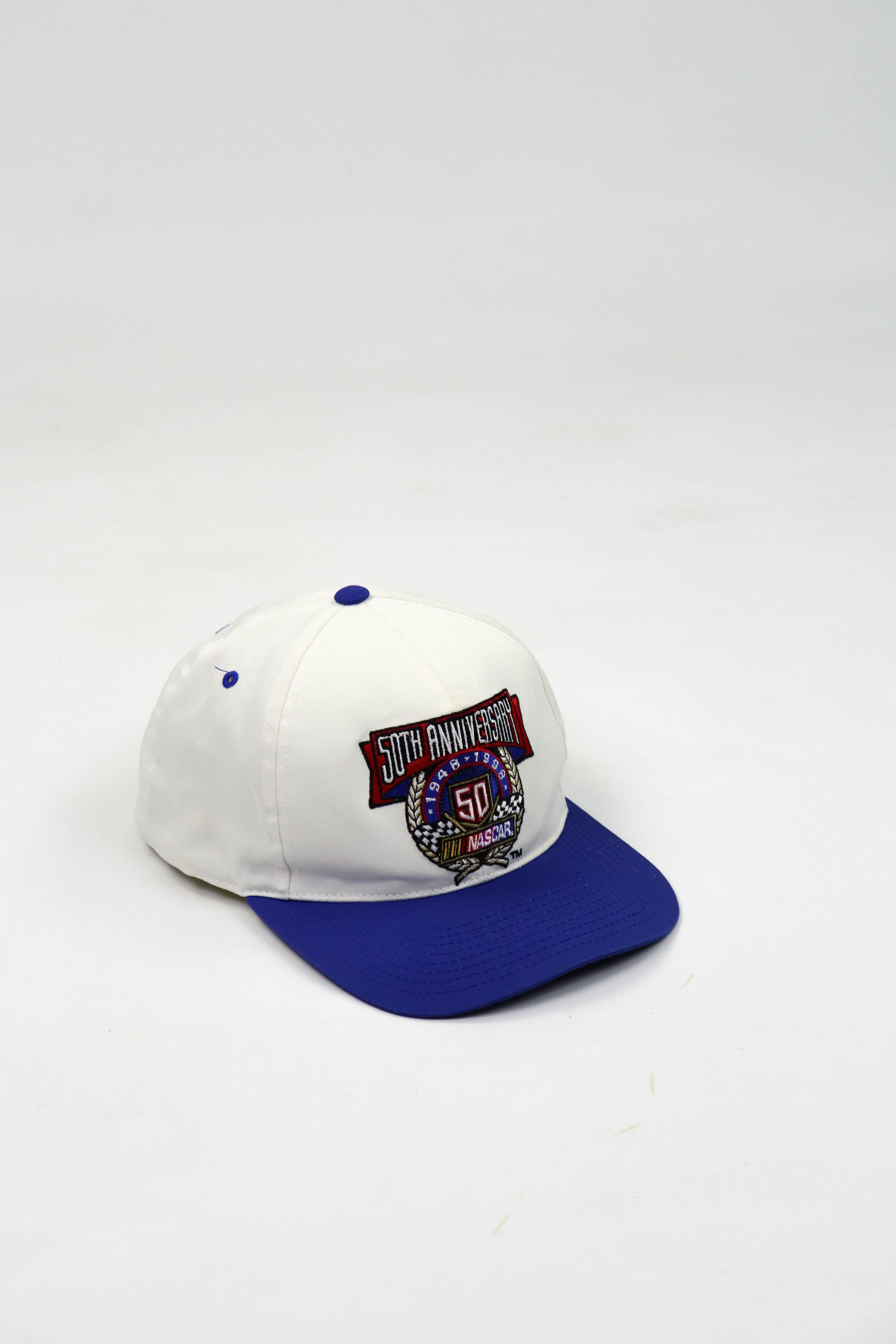 Vintage NASCAR Vintage 90s Checkered Flag Sport 50th Anniversary Cap ...