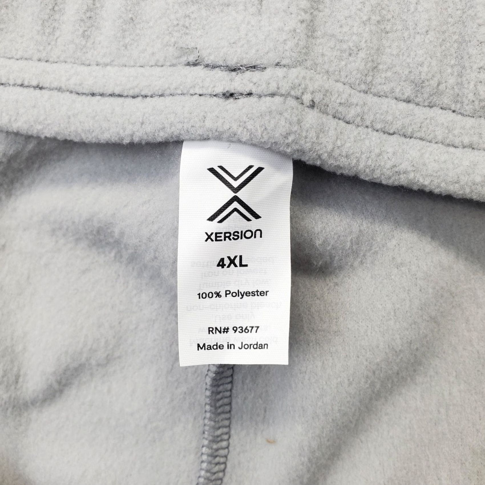 Vintage Xersion Mens Sweatpants 4XL Gray Soft Polar Fleece Loose Fit Drawstring Waist Pants Mens 4XL Gray Sweatpants Size US 39 - 7 Thumbnail