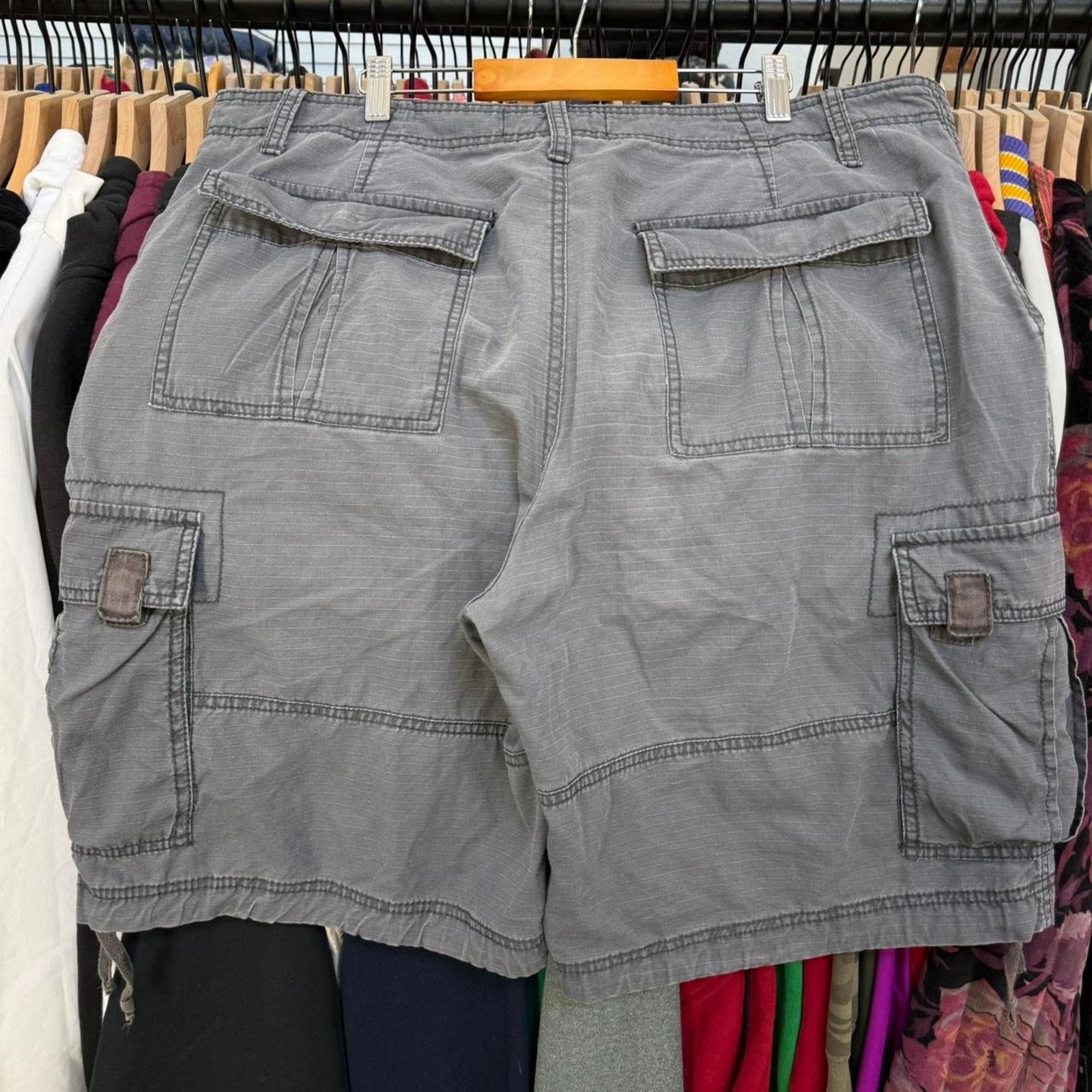 Ocean Pacific Vintage Y2K Baggy Ocean Pacific Faded Cargo Pants Grey Size US 40 / EU 56 - 6 Thumbnail