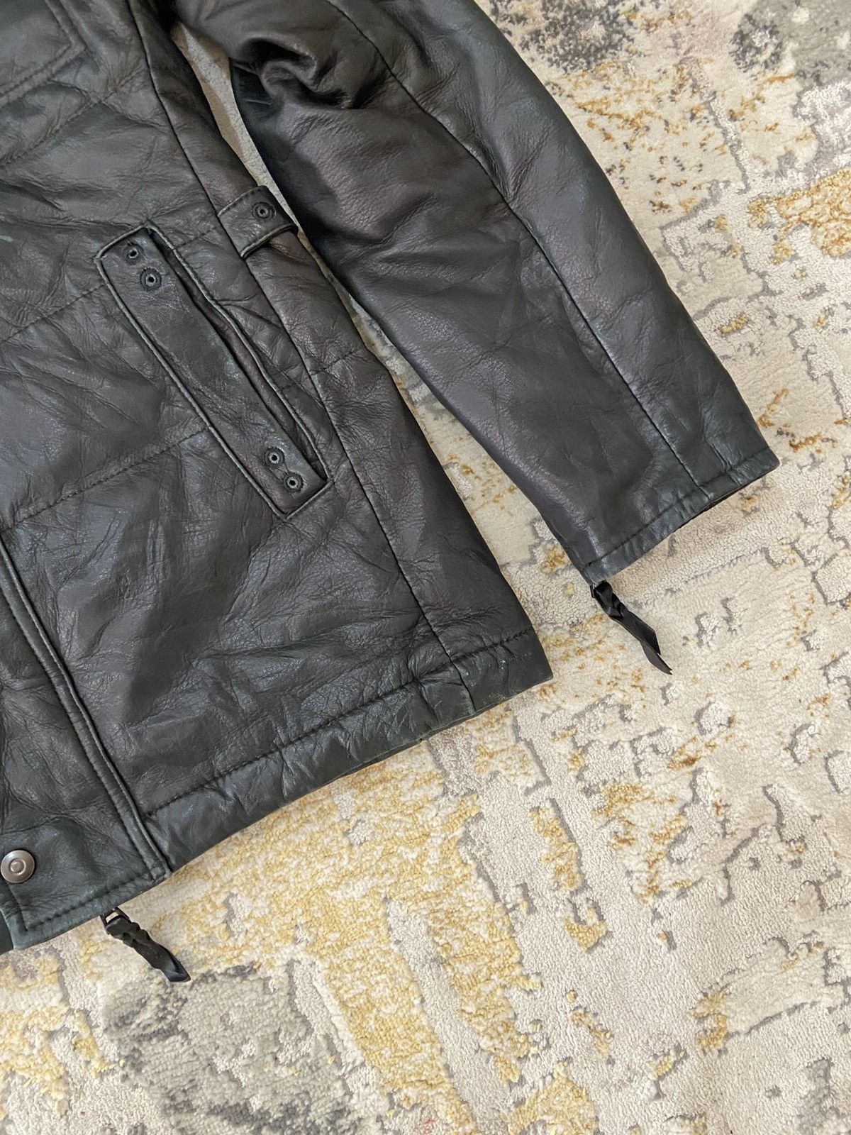 Leather × Mastermind Japan × Roen CRAZY RARE ROEN MASTERMIND BIKER LEATHER JACKET Size US S / EU 44-46 / 1 - 4 Thumbnail