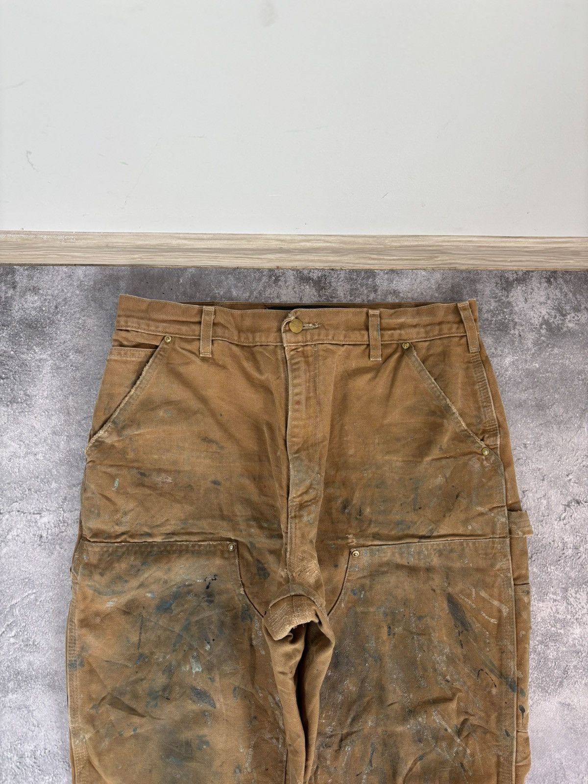 Carhartt Vintage Carhartt Double Knee Pants Jeans Loose Fit B01 BRN Size US 34 / EU 50 - 8 Thumbnail