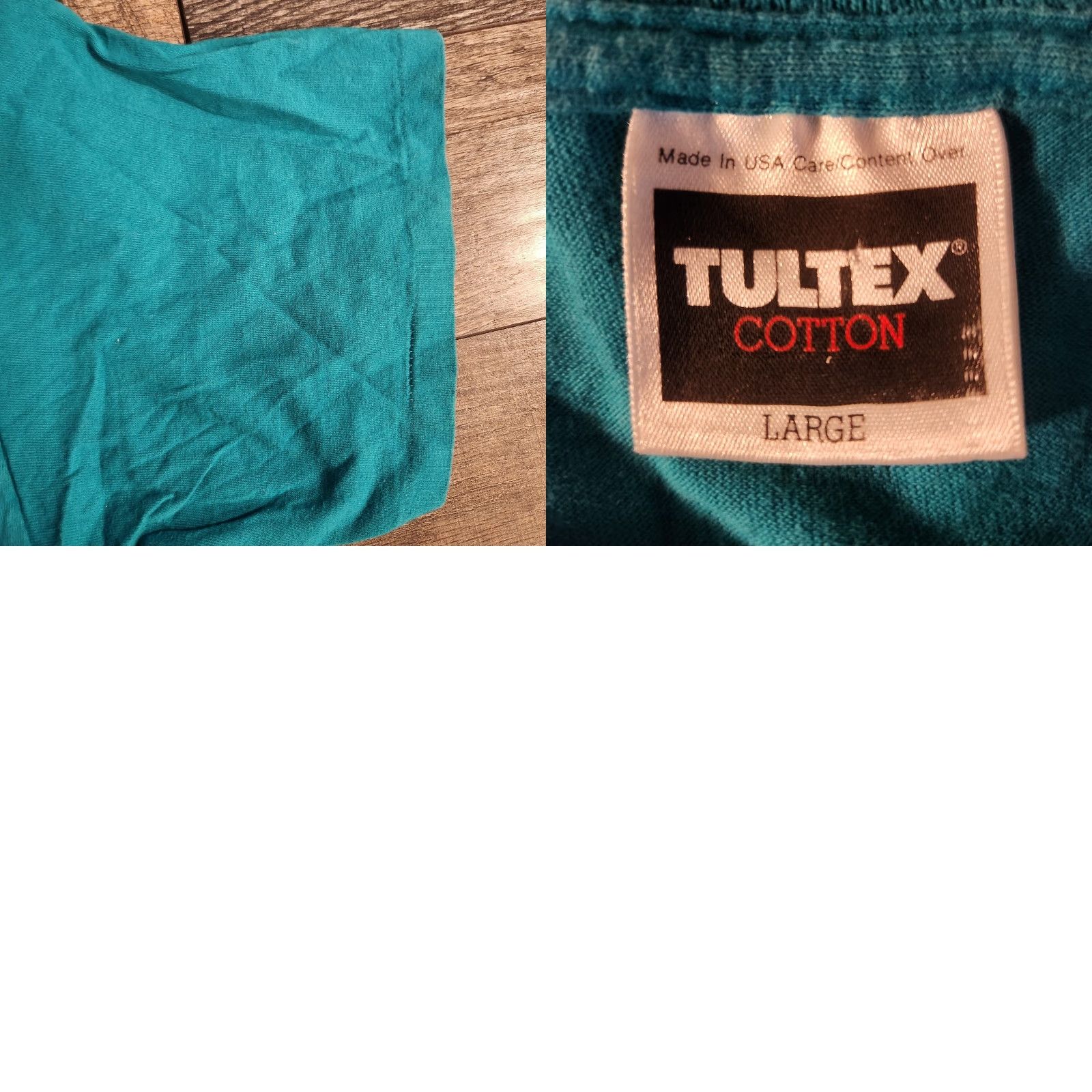 Tultex VINTAGE Looney Tunes Bunny Tennis T-Shirt Tultex Bugs Bunny 1990s Single Stitch Crew Neck Blue Men L Shirts Shirt Size US L / EU 52-54 / 3 - 8 Thumbnail