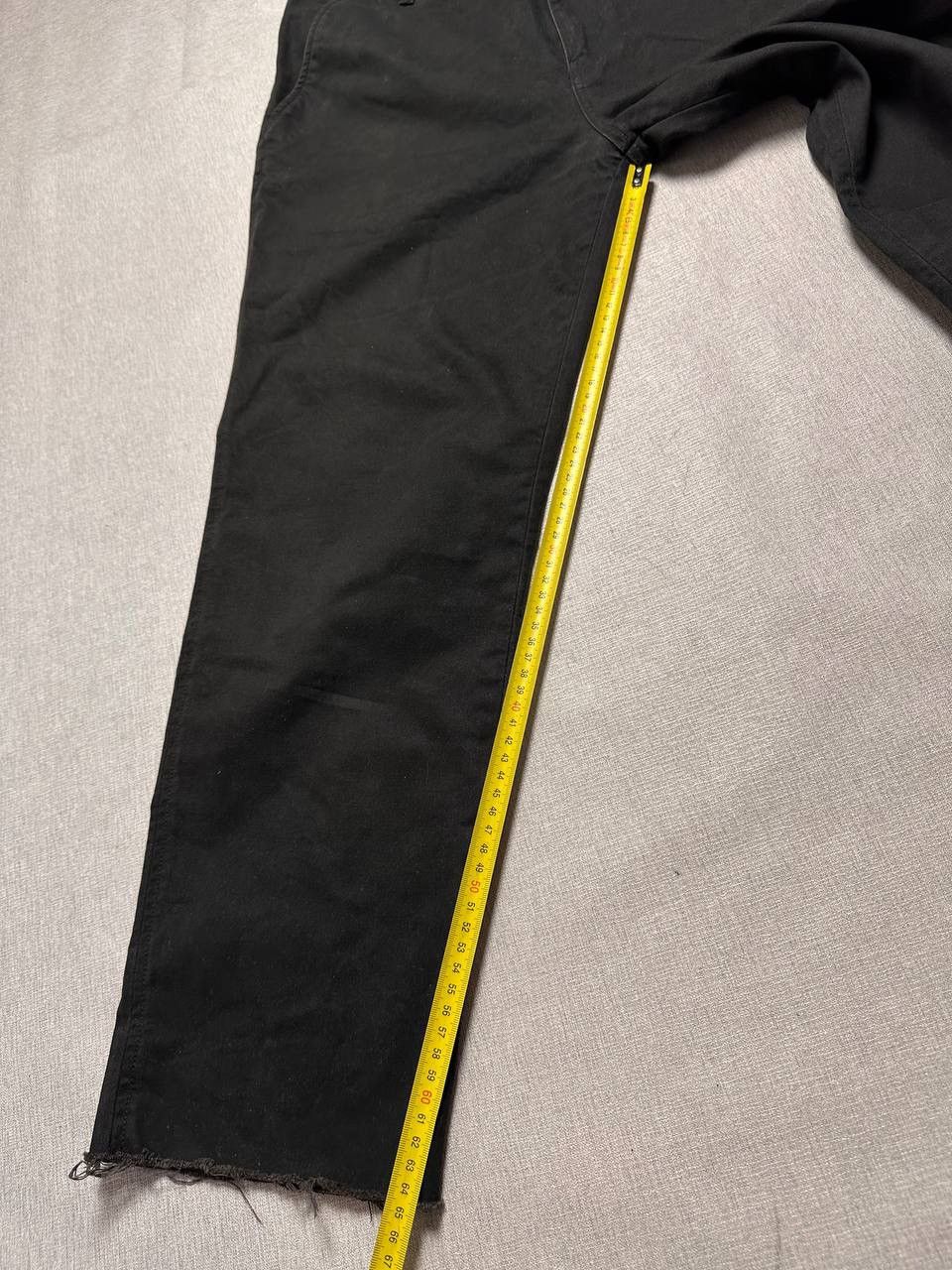 Helmut Lang Helmut Lang Black Side Adjuster Trousers Raw Hem Pants Size US 34 / EU 50 - 22 Thumbnail