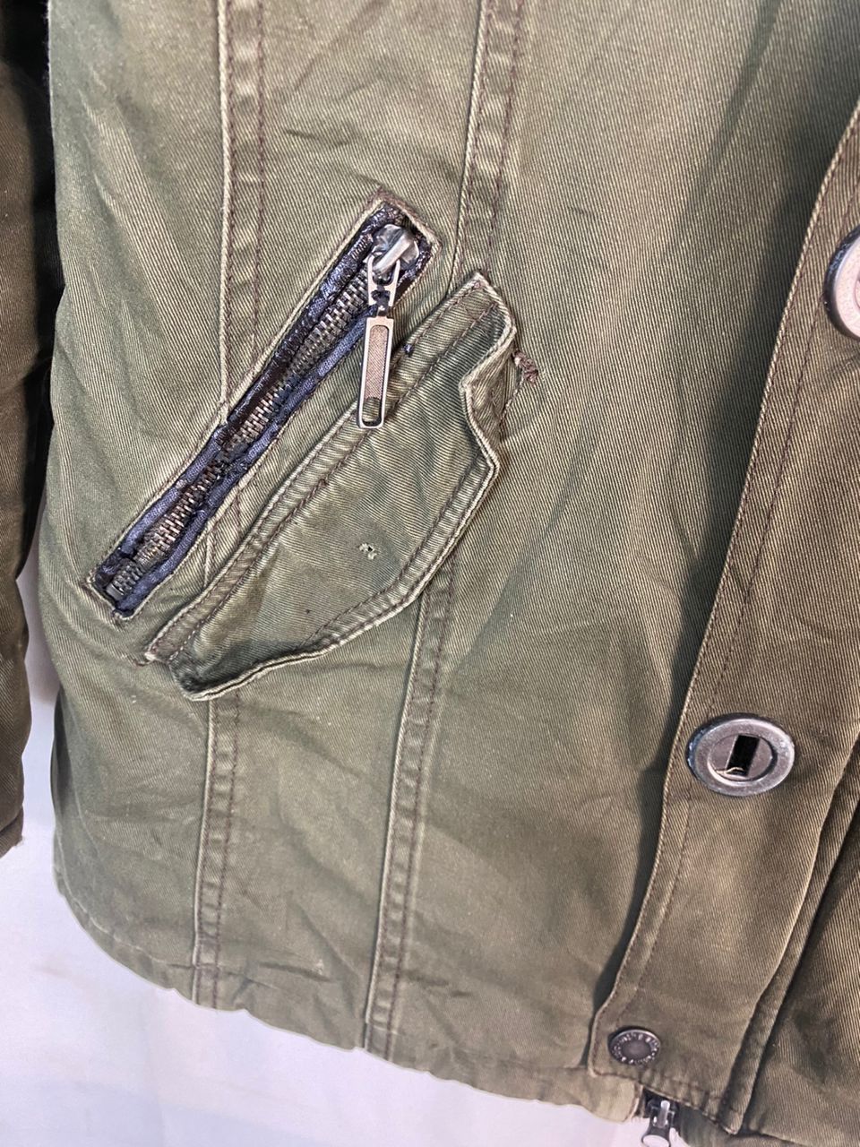 In The Attic In the attic multipocket distressed zipper jacket Size US S / EU 44-46 / 1 - 12 Thumbnail
