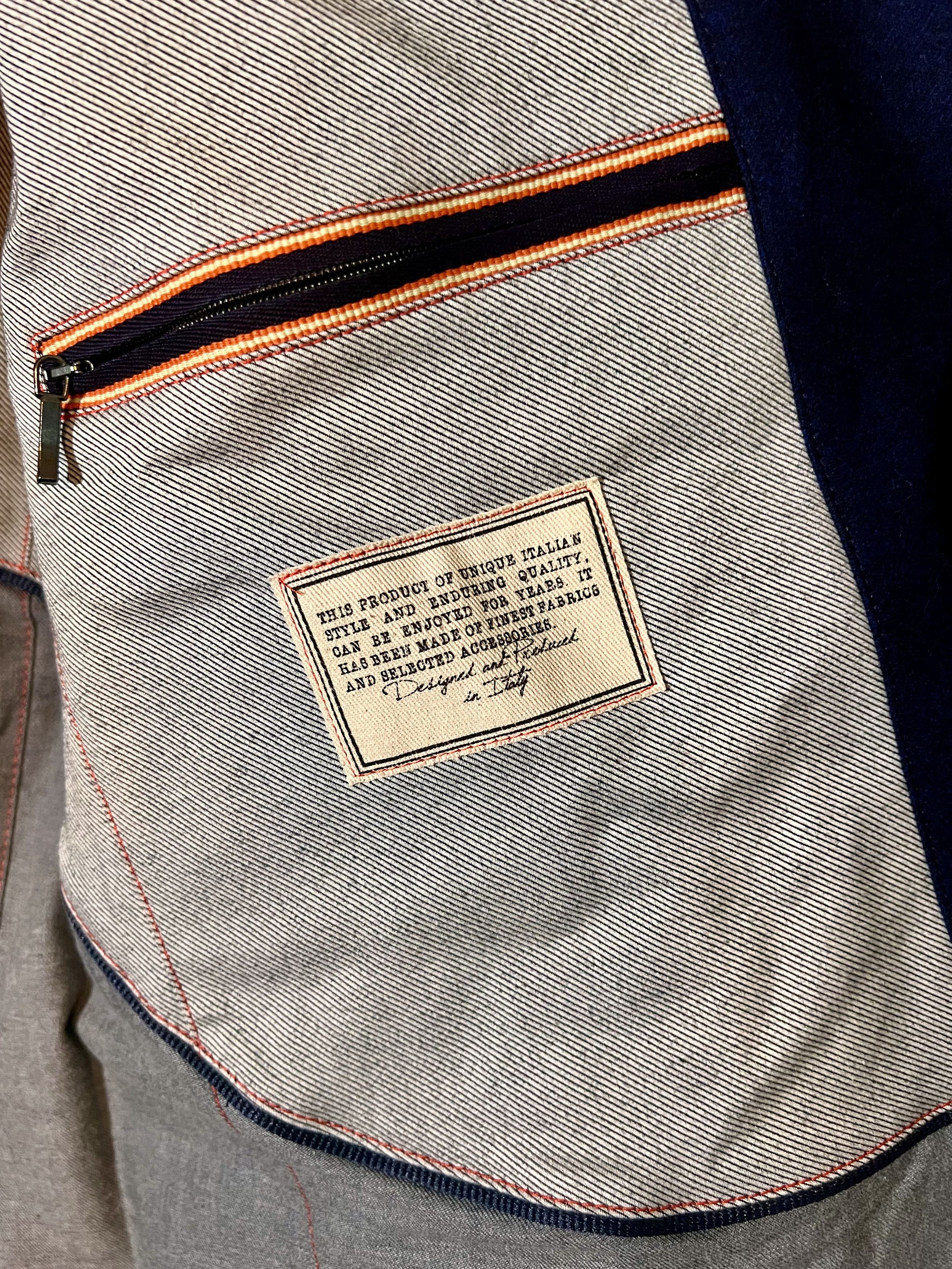 Neiman Marcus × Vitale Barberis Canonico Heavy Wool Jacket made in Italy Parka Size US L / EU 52-54 / 3 - 4 Thumbnail