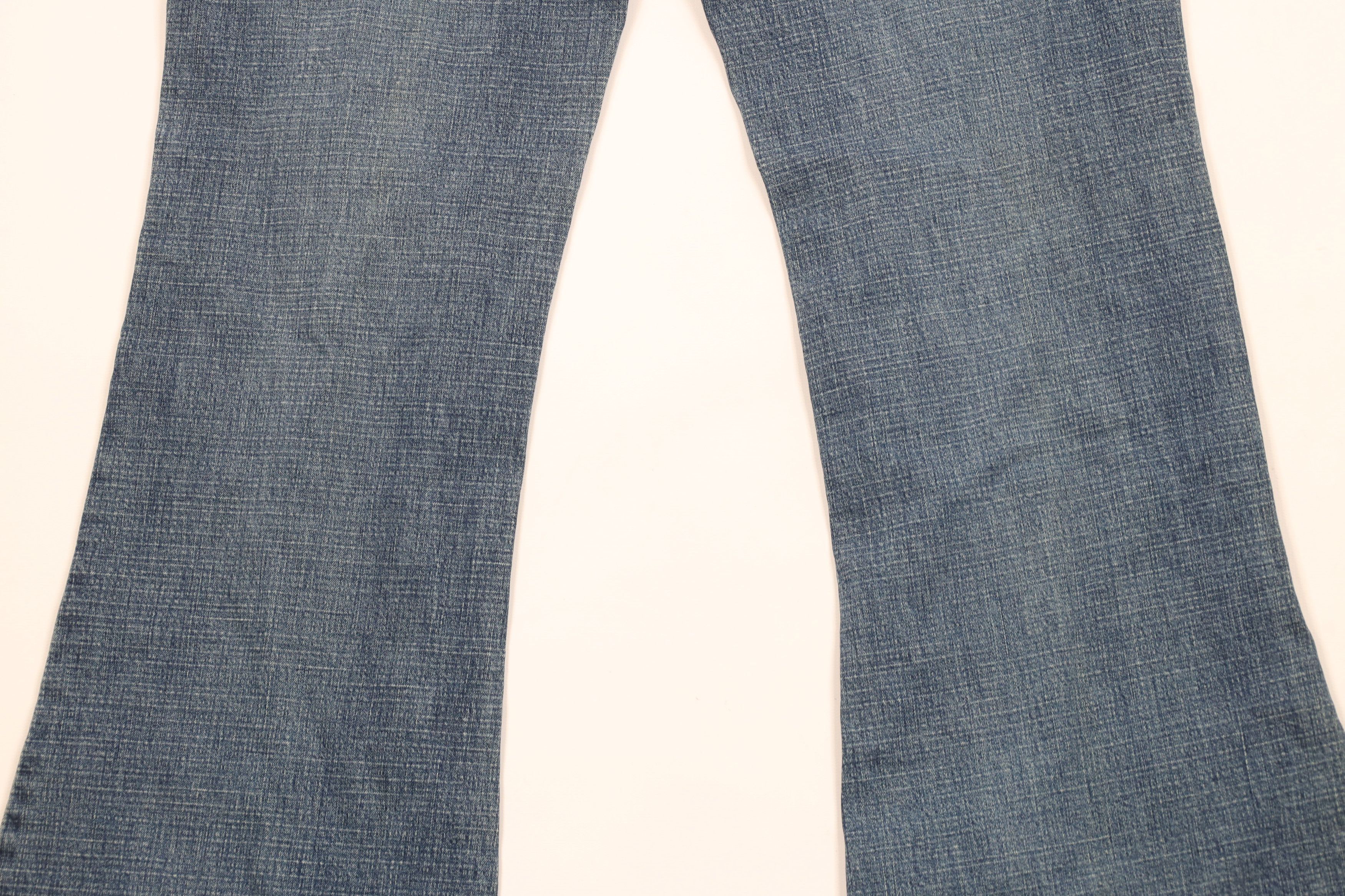 Vintage Vintage 90s Y2K Streetwear Tie Waist Flared Wide Leg Jeans Size 30" / US 8 / IT 44 - 11 Thumbnail