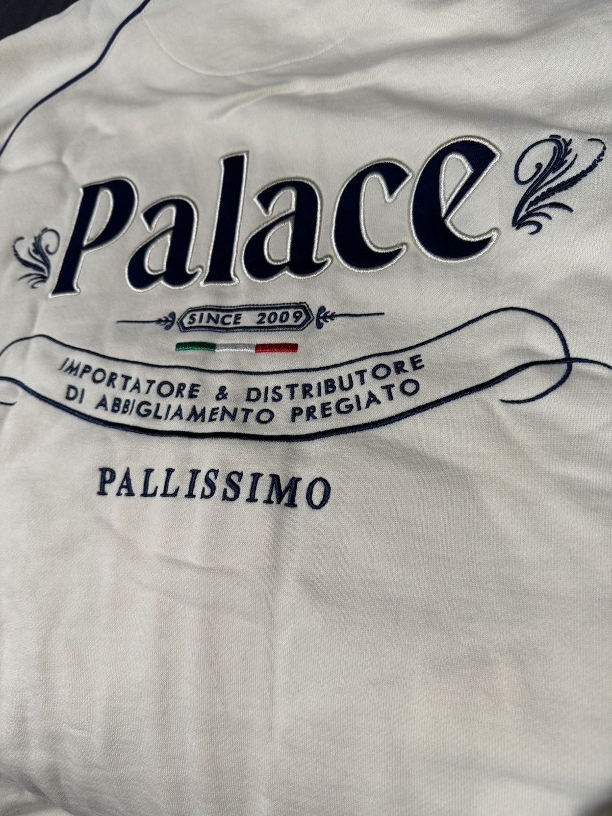 Palace Palace Italia Zip Funnel Soft White Size US XL / EU 56 / 4 - 8 Thumbnail