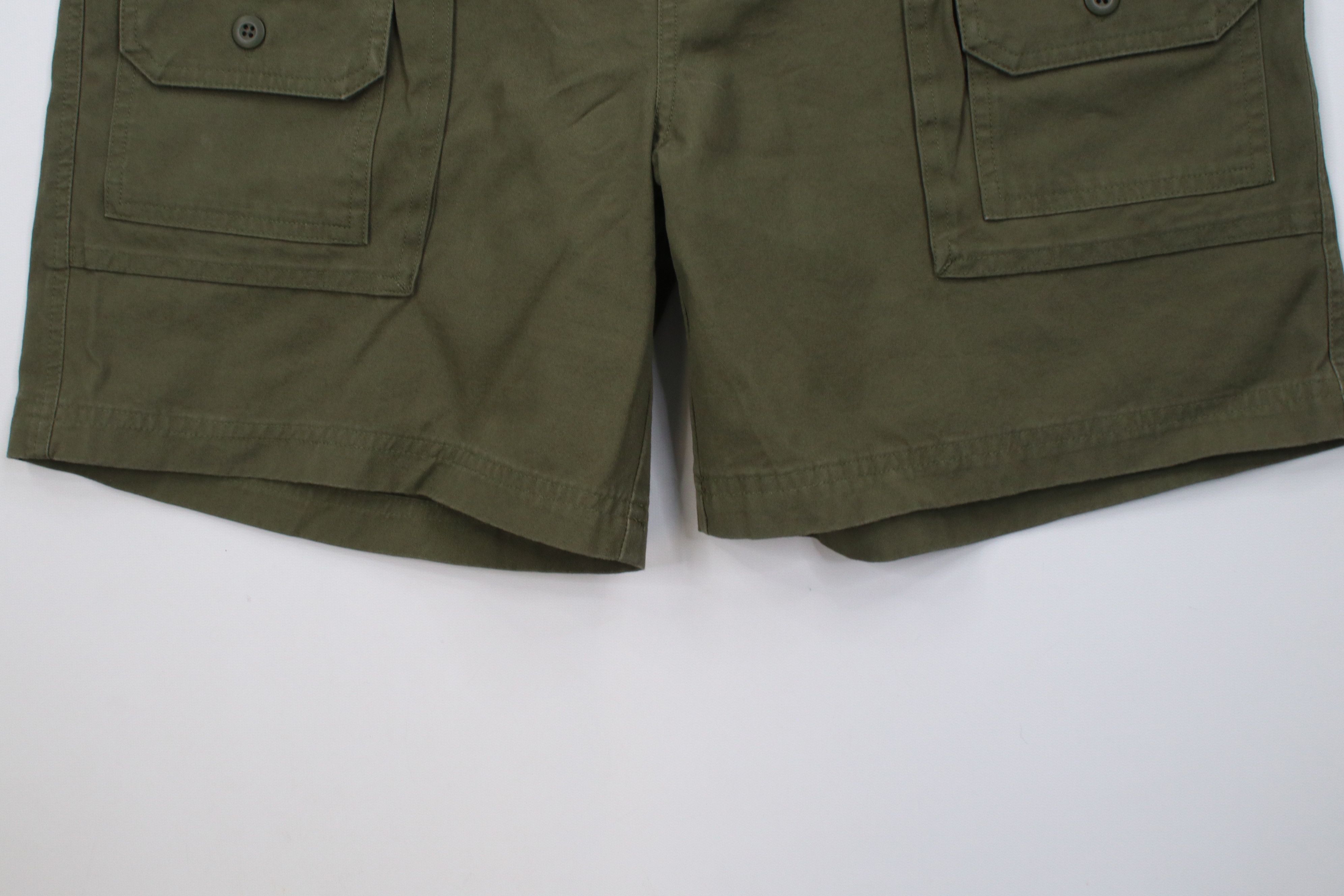 Cabelas Deadstock Vintage Y2K Cabelas Utility Cargo Shorts Olive Size US 36 / EU 52 - 4 Thumbnail