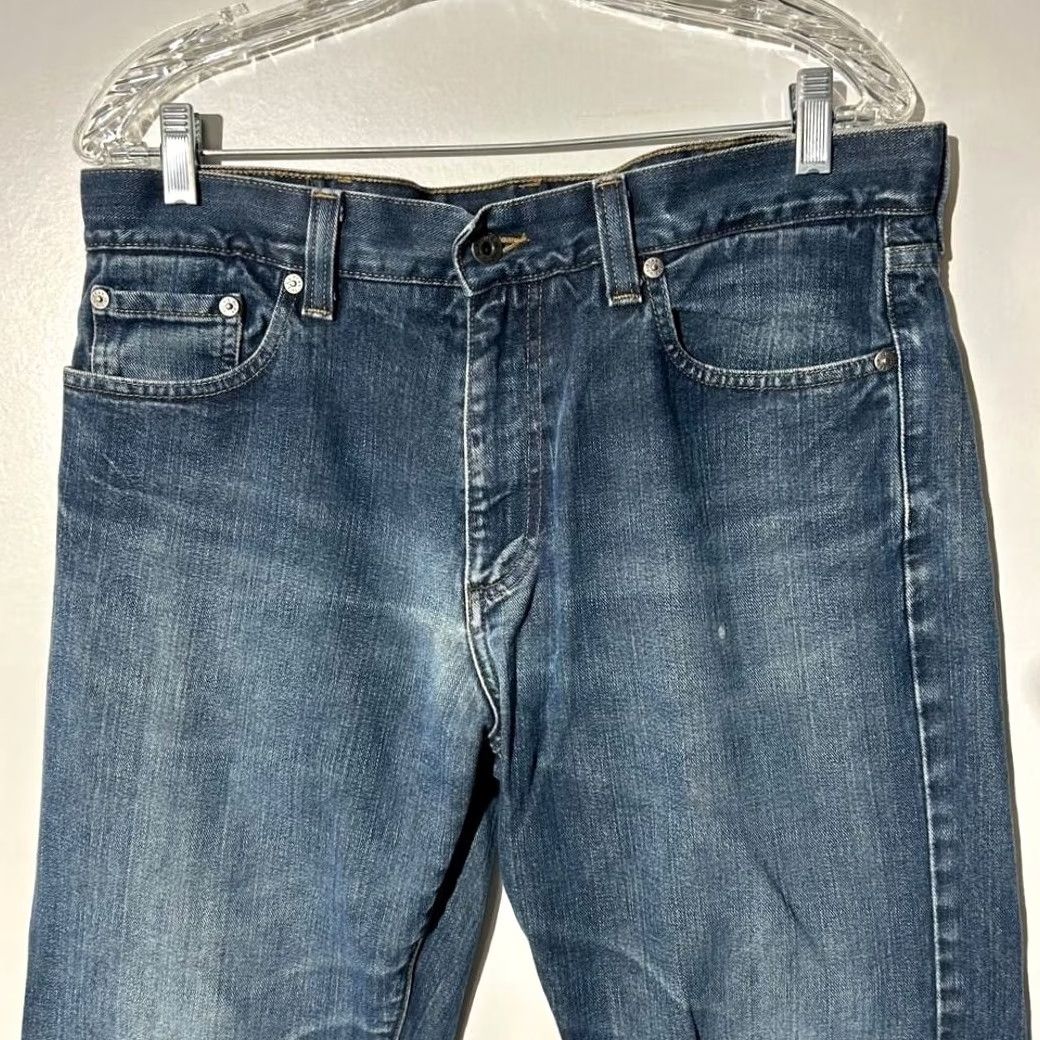 Vintage LL Bean Mens Jeans Blue Denim 100% Cotton 34x30 Regular Fit 5-Pocket Design Medium Size US 34 / EU 50 - 2 Thumbnail