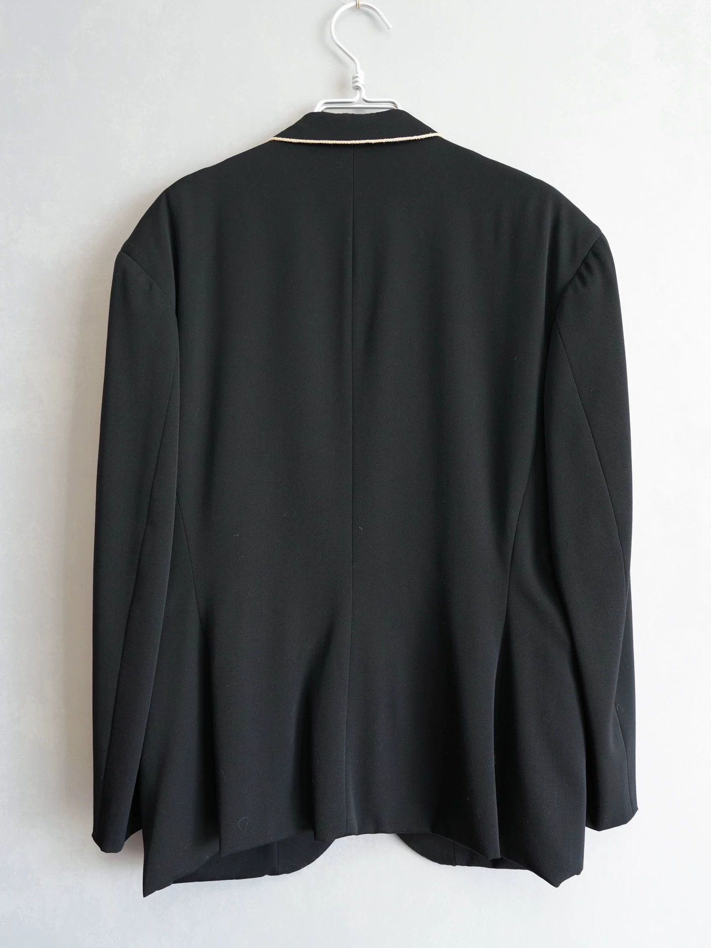 Yohji Yamamoto Yohji Yamamoto 87AW Buffalo Horn Button Black Jacket Size US M / EU 48-50 / 2 - 3 Thumbnail