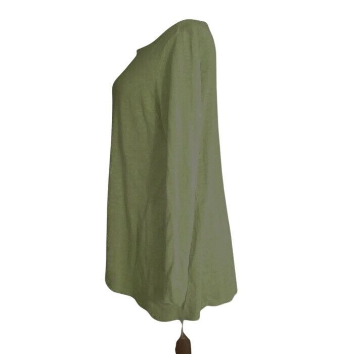Eileen Fisher Eileen Fisher Size S Womens Sweater Knit Top Light Green Lon Size S / US 4 / IT 40 - 3 Thumbnail