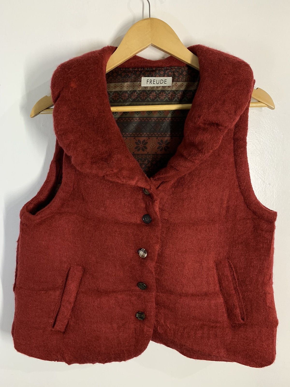 Japanese Brand × Vintage Vintage Freude Vest Size US L / EU 52-54 / 3 - 1 Thumbnail
