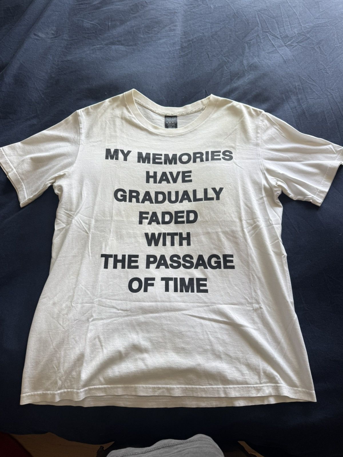 Number (N)ine Number (N)ine White Text tee Size US L / EU 52-54 / 3 - 1 Thumbnail