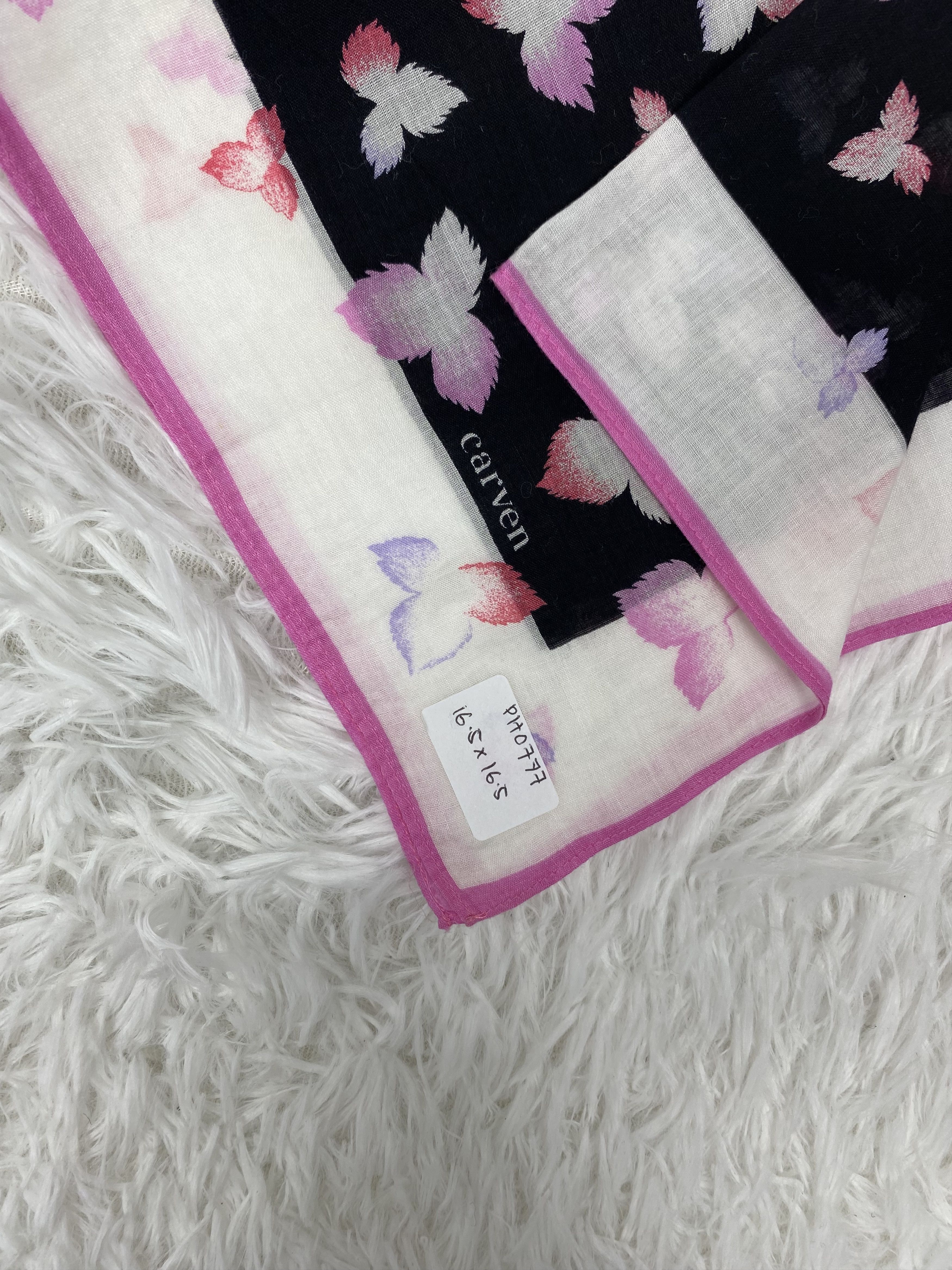 Carven × Vintage Vintage Carven Handkerchief Neckerchief PH0777 Size ONE SIZE - 2 Thumbnail