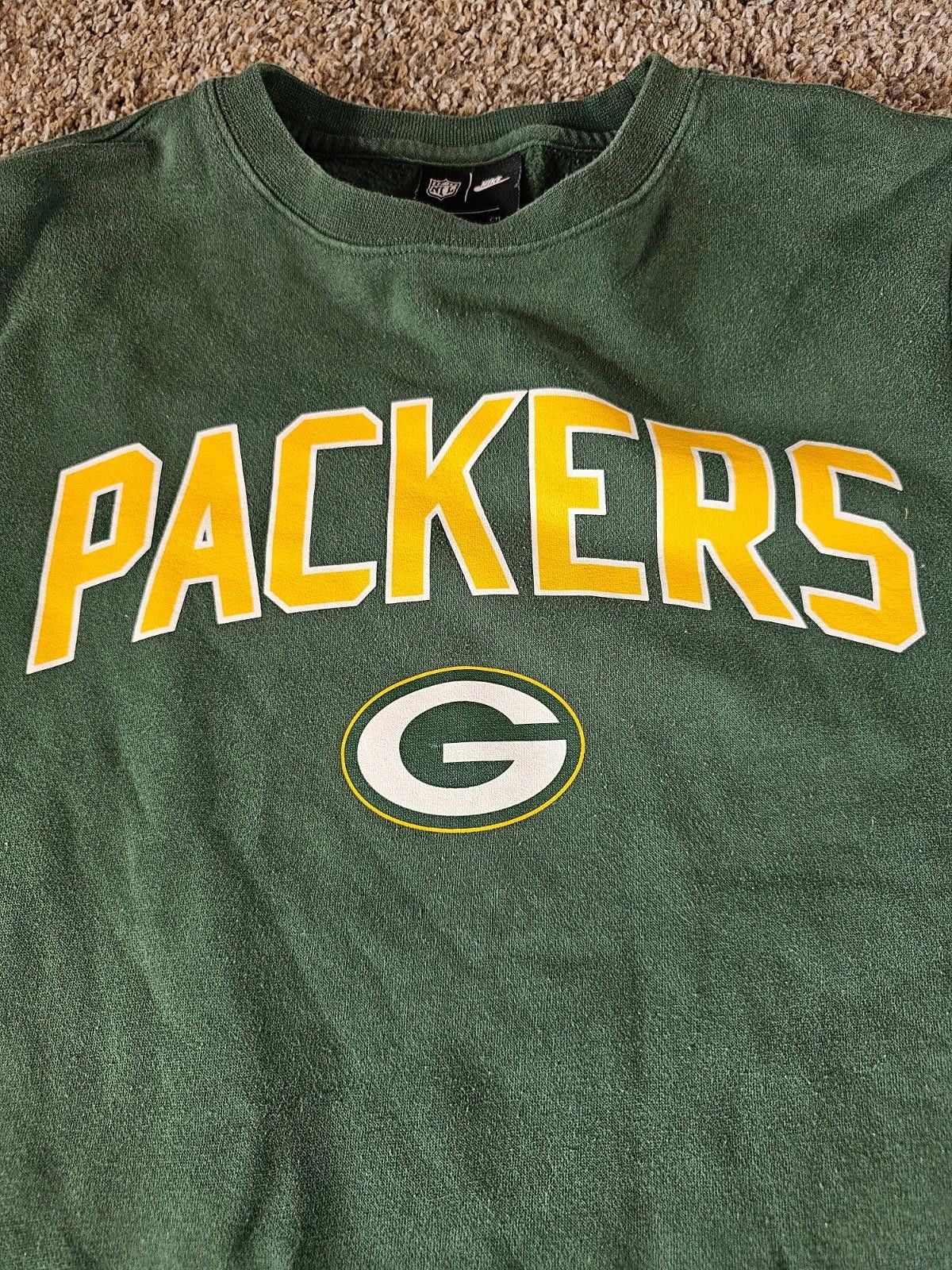Nike Nike Green Bay Packers sweater Green Small Size ONE SIZE - 2 Thumbnail