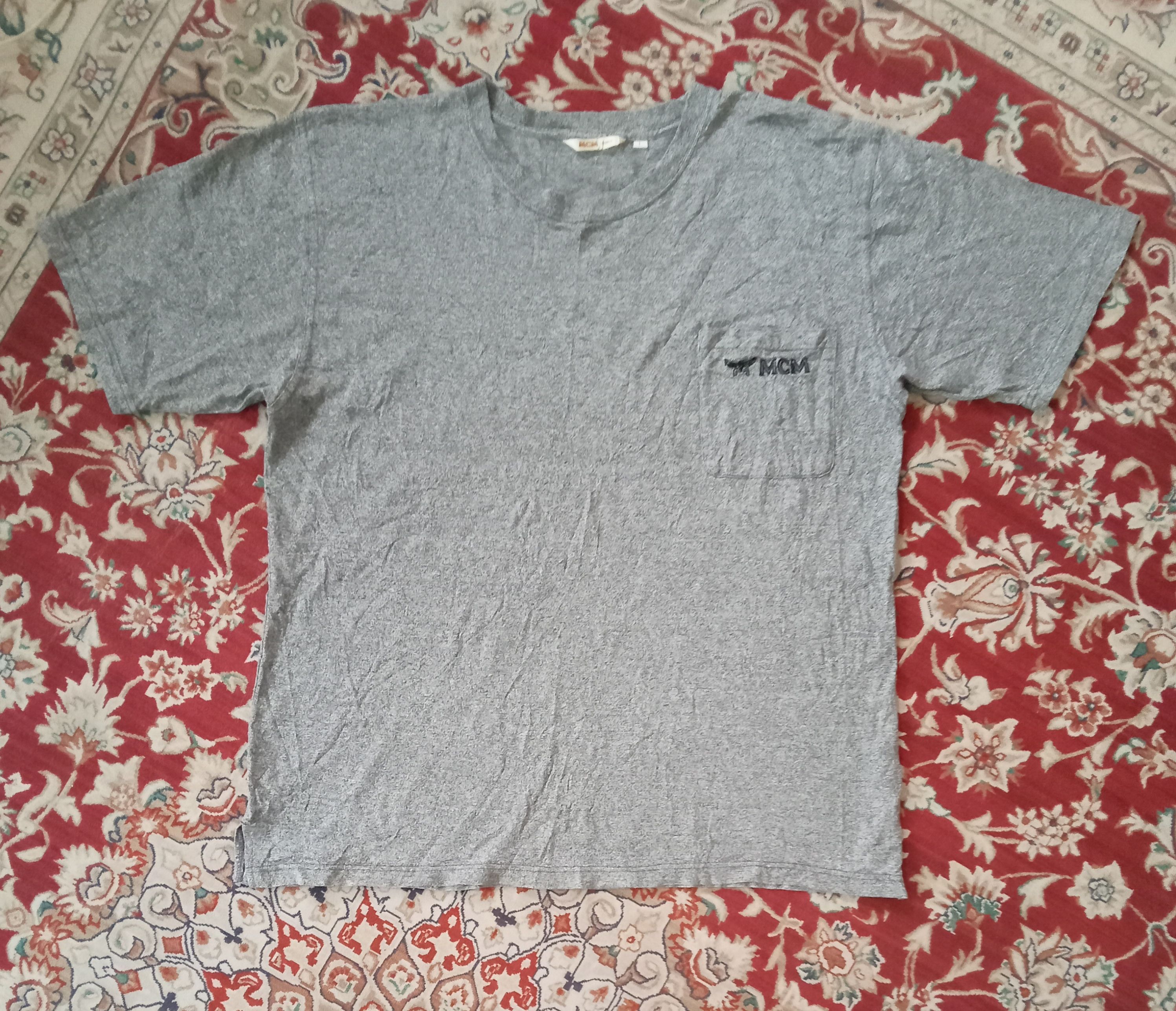 MCM MCM Legere Oversized Baggy Single Pocket Tee Size US L / EU 52-54 / 3 - 1 Thumbnail