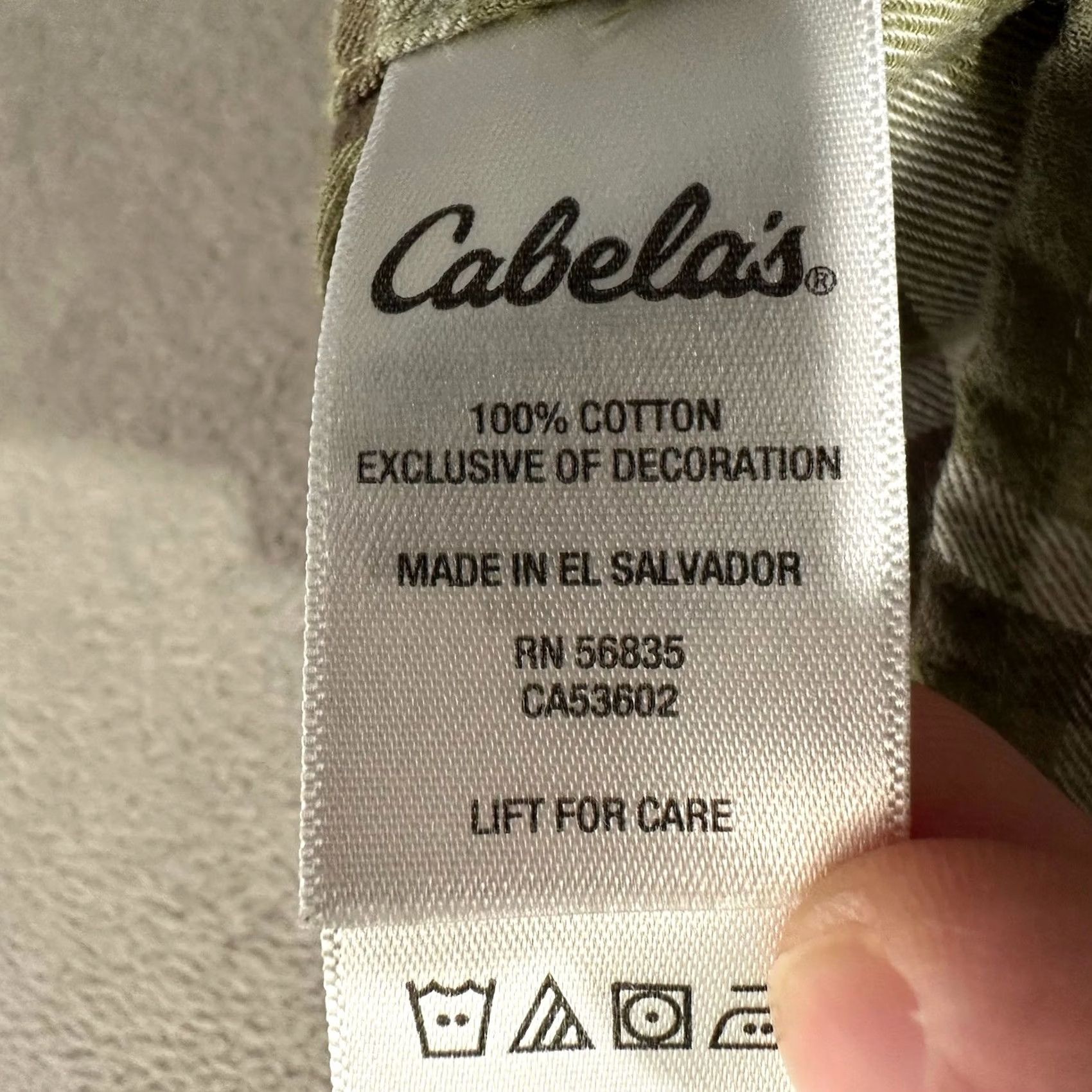Vintage Cabelas Shirt Mens XL Green Plaid 100% Cotton Button Down Long Sleeve Outdoor Size US XL / EU 56 / 4 - 5 Thumbnail