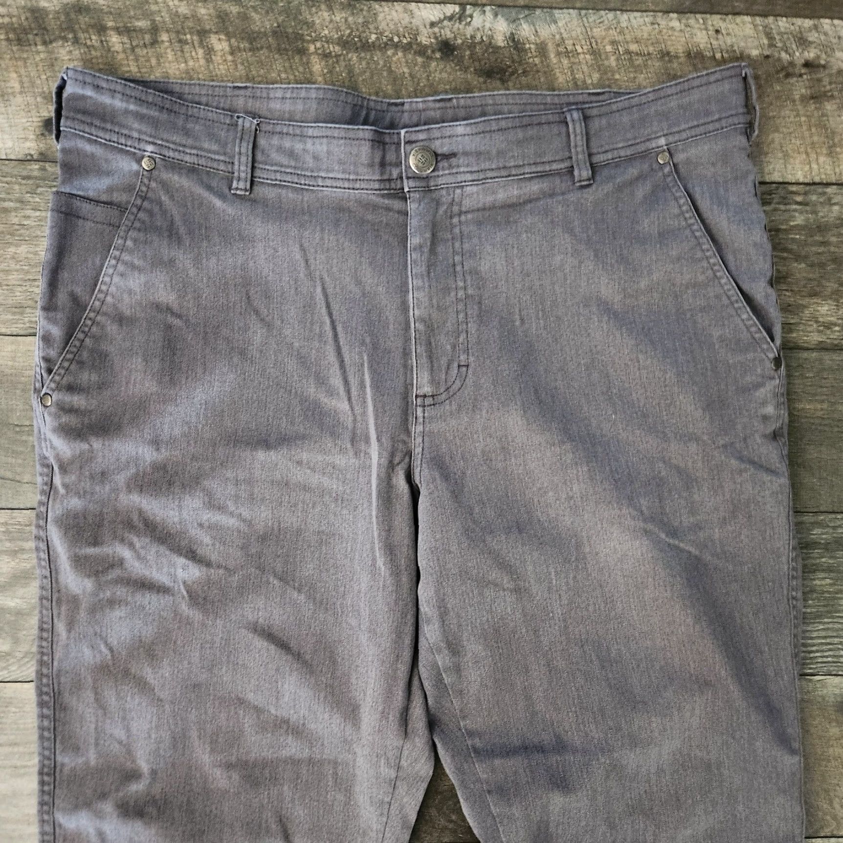 Vintage Columbia Pants 40x30 Gray Straight Fit Workwear Hiking Outdoor Casual Shirt? Size US 40 / EU 56 - 3 Thumbnail