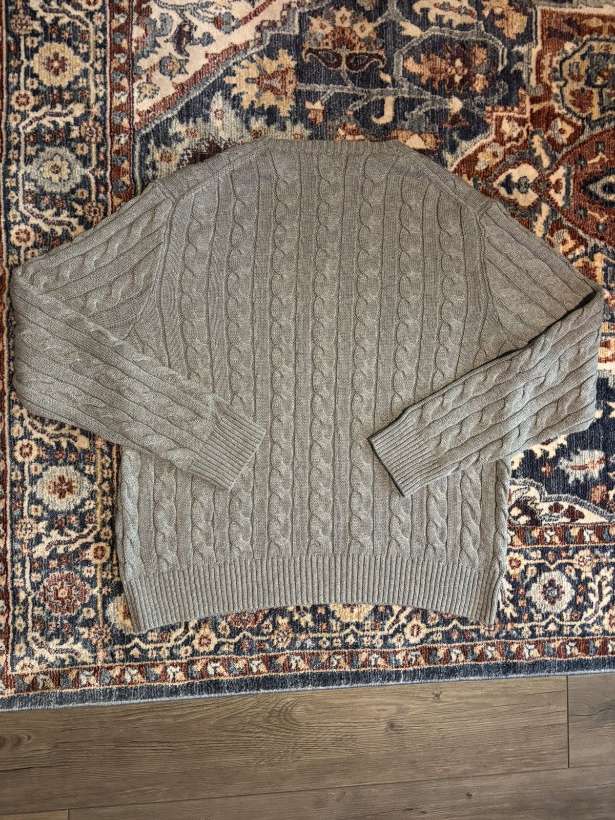 Polo Ralph Lauren Polo Cable Knit Sweater Size US XL / EU 56 / 4 - 3 Thumbnail