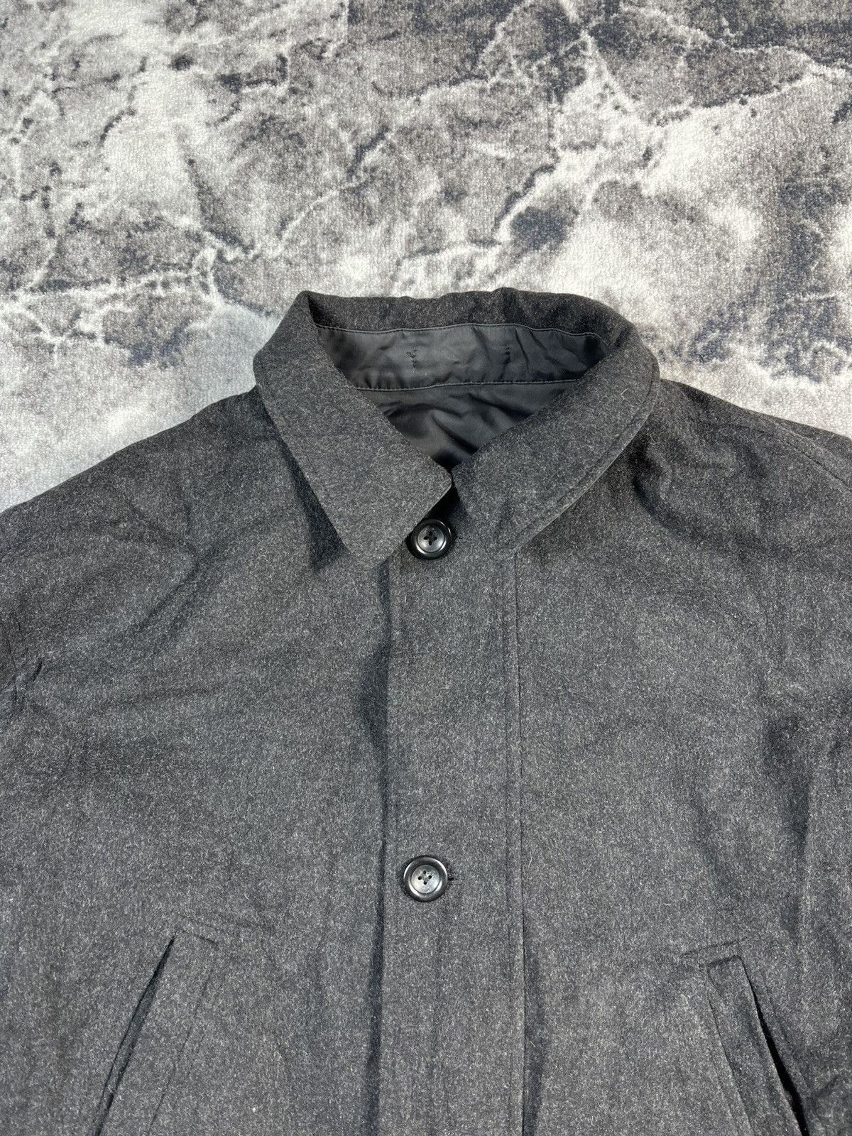 Valstar Reversible Wool Jacket Raincoat Side Italian Made Boxy Fit Size US L / EU 52-54 / 3 - 4 Thumbnail