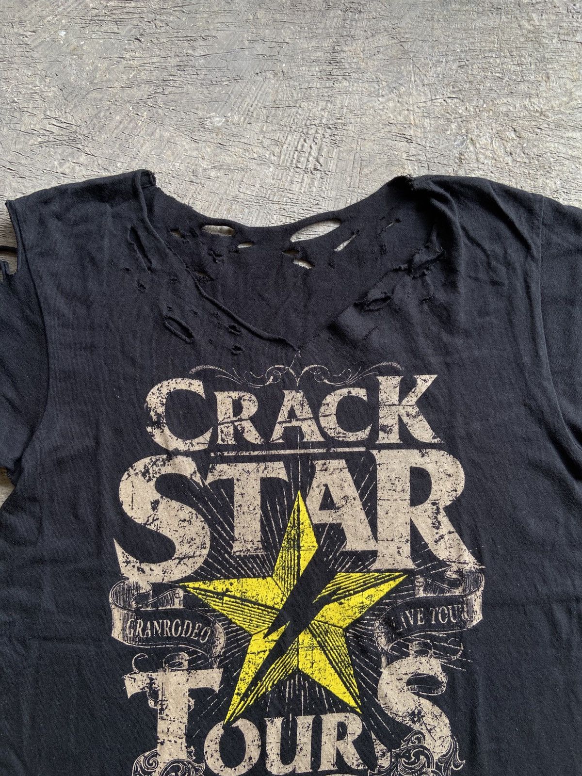Band Tees 2012 Grandrodeo - Vkei Style Poem Destressed T-Shirt Size S / US 4 / IT 40 - 3 Thumbnail