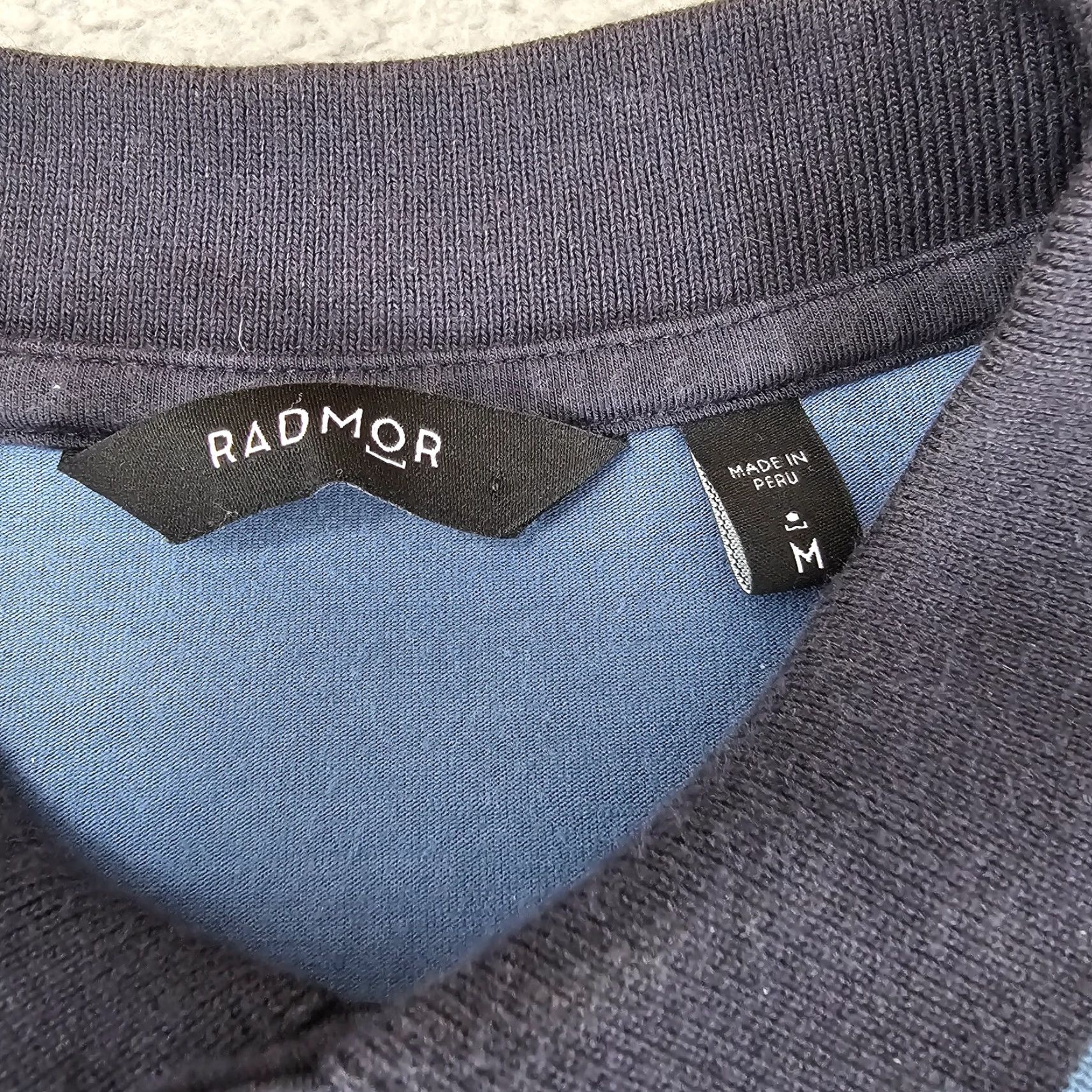 Vintage Radmor Polo Shirt Mens Size M Blue Striped Knit Golf Stretch Golfing Rugby Shirtossible? Size US M / EU 48-50 / 2 - 4 Thumbnail
