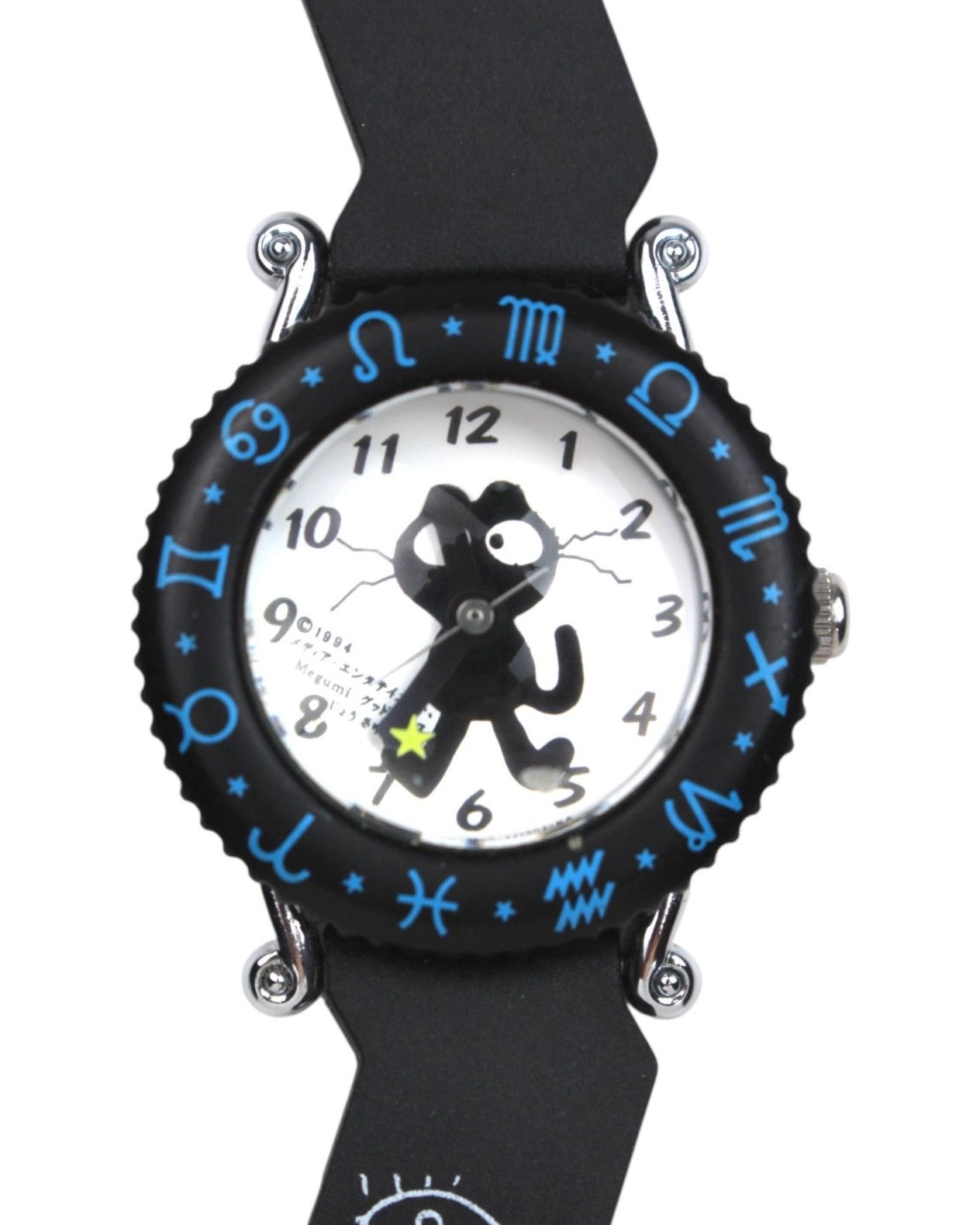 Citizen 2000S CITIZEN “CHAKRA” ZODIAC CAT WATCH ZIGZAG RUBBER STRAP Size ONE SIZE - 1 Thumbnail