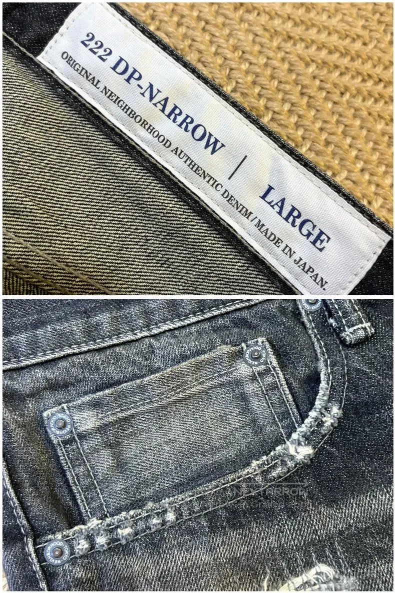 Neighborhood Neighborhood size L 22AW Blue Line Cut King of Denim NBHD Size US 27 - 5 Thumbnail