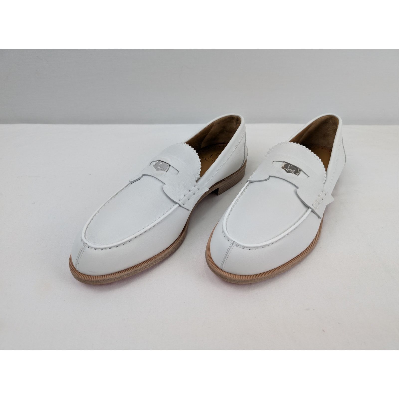 Christian Louboutin o1rshd1 Penny Flat Shoe Boots in White Size US 8.5 / EU 41-42 - 8 Thumbnail