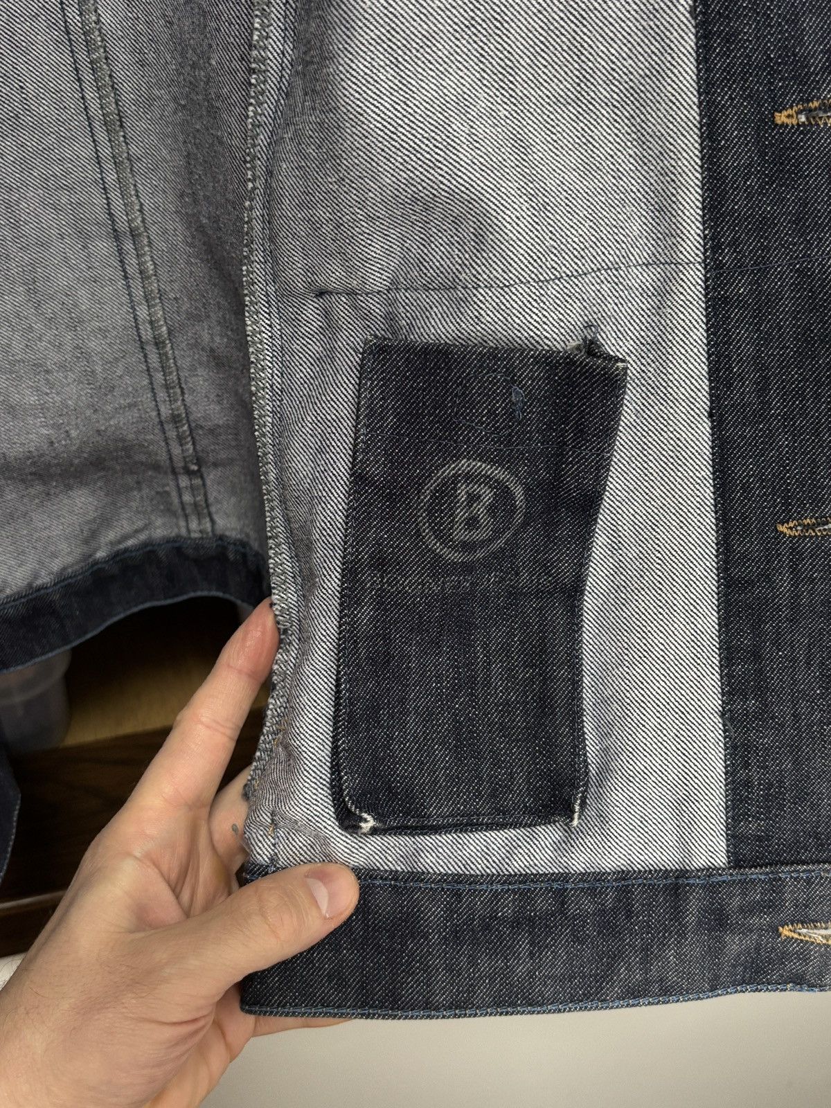 Bogner Bogner Avant Garde Unique Denim Jacket Zippers Vintage Jeans Size US L / EU 52-54 / 3 - 7 Thumbnail
