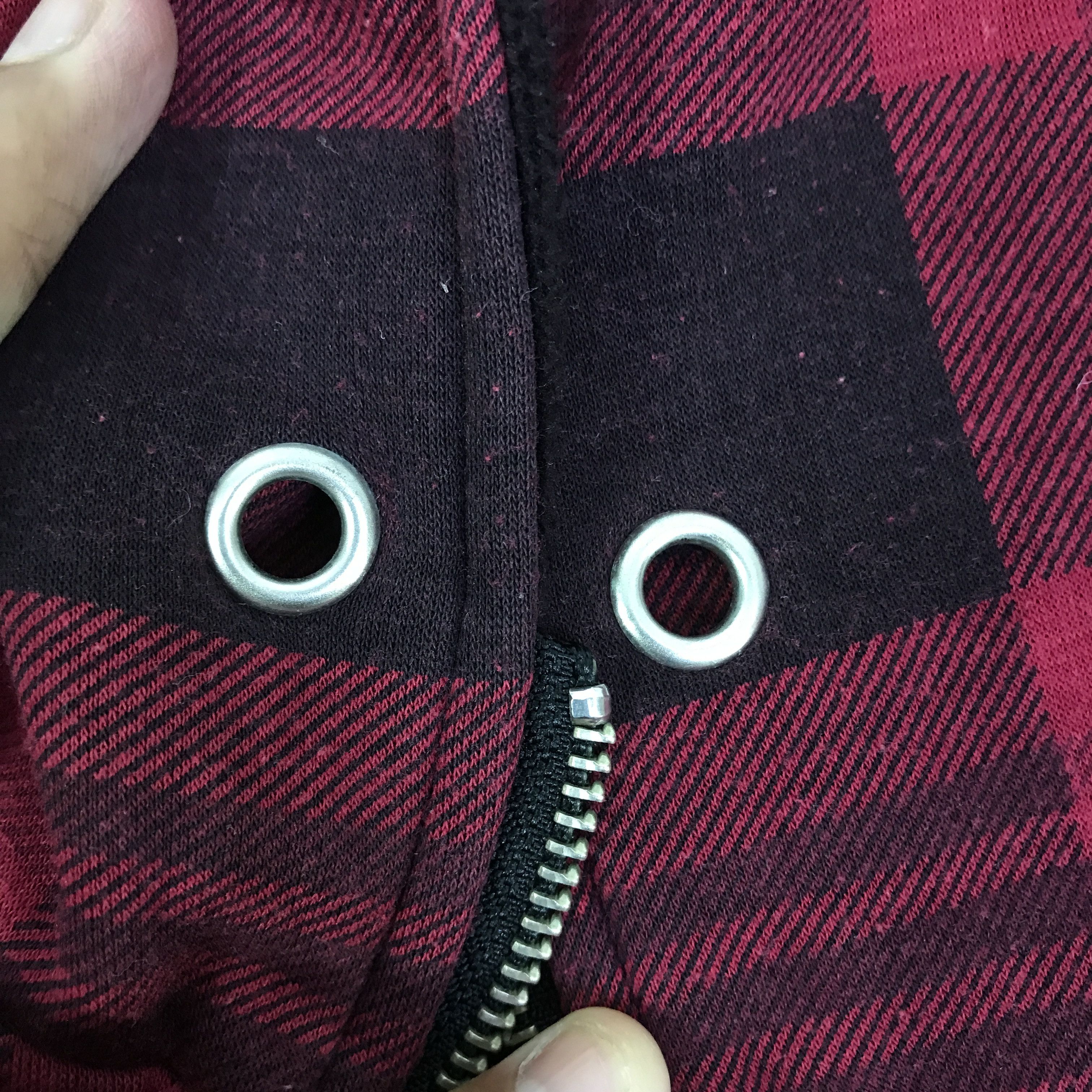 Japanese Brand Vintage Moco Moco Jeans Tartan Hoodies K115B13 Size US M / EU 48-50 / 2 - 11 Thumbnail