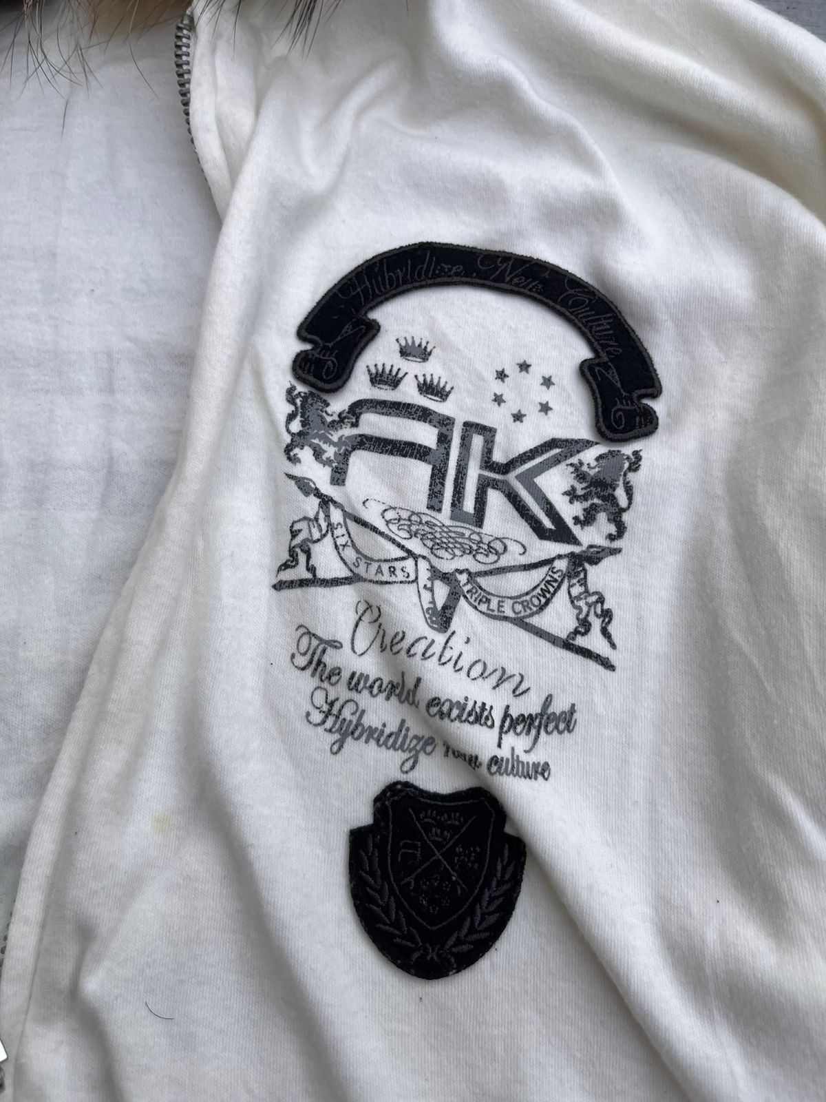 14th Addiction Russ.K Gothic Poem Fur Faux Hoodie LGB Ifsix Size US S / EU 44-46 / 1 - 4 Thumbnail