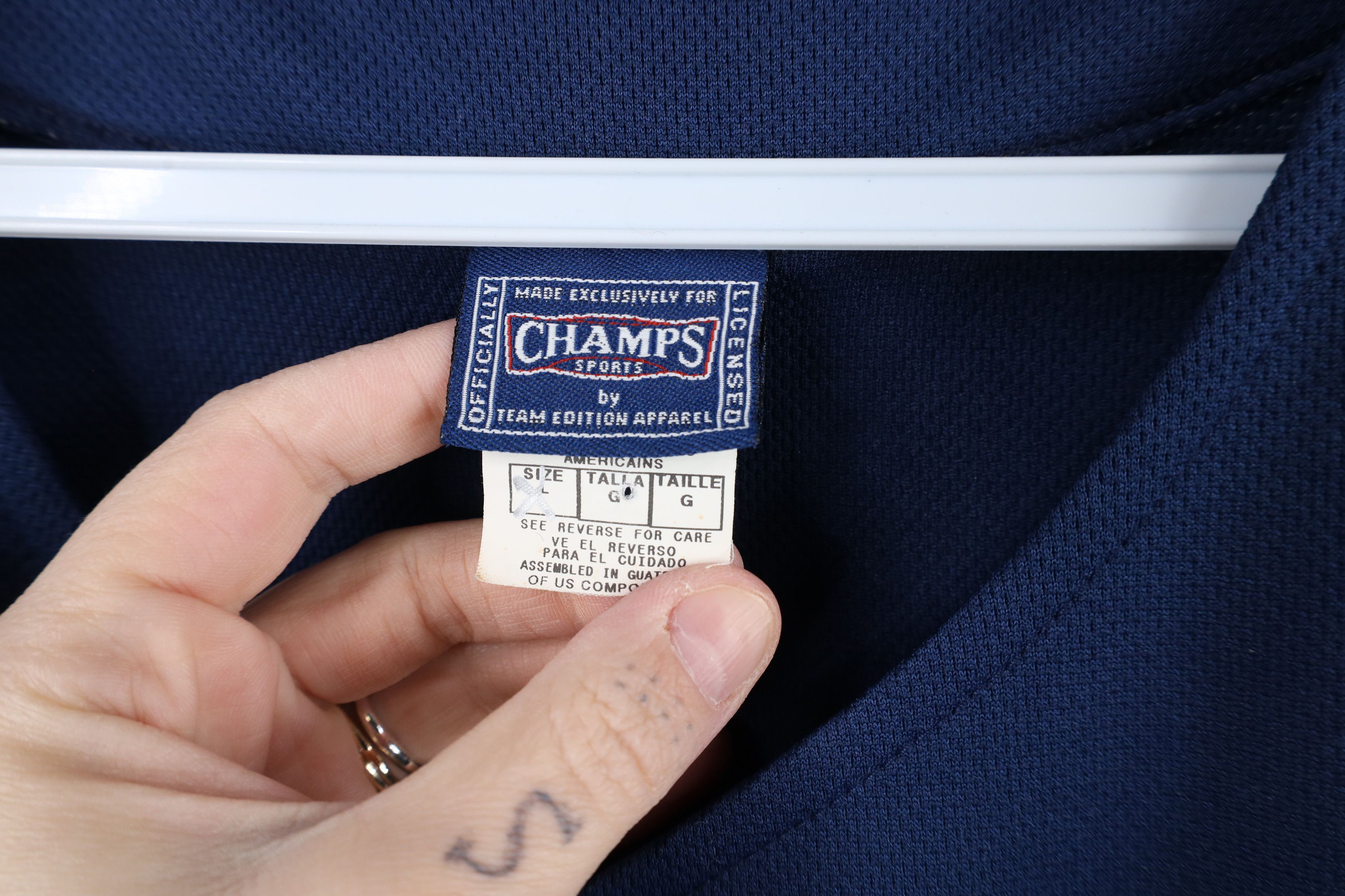 Vintage Vintage 90s University of Pittsburgh Baseball Jersey Blue Size US L / EU 52-54 / 3 - 7 Thumbnail