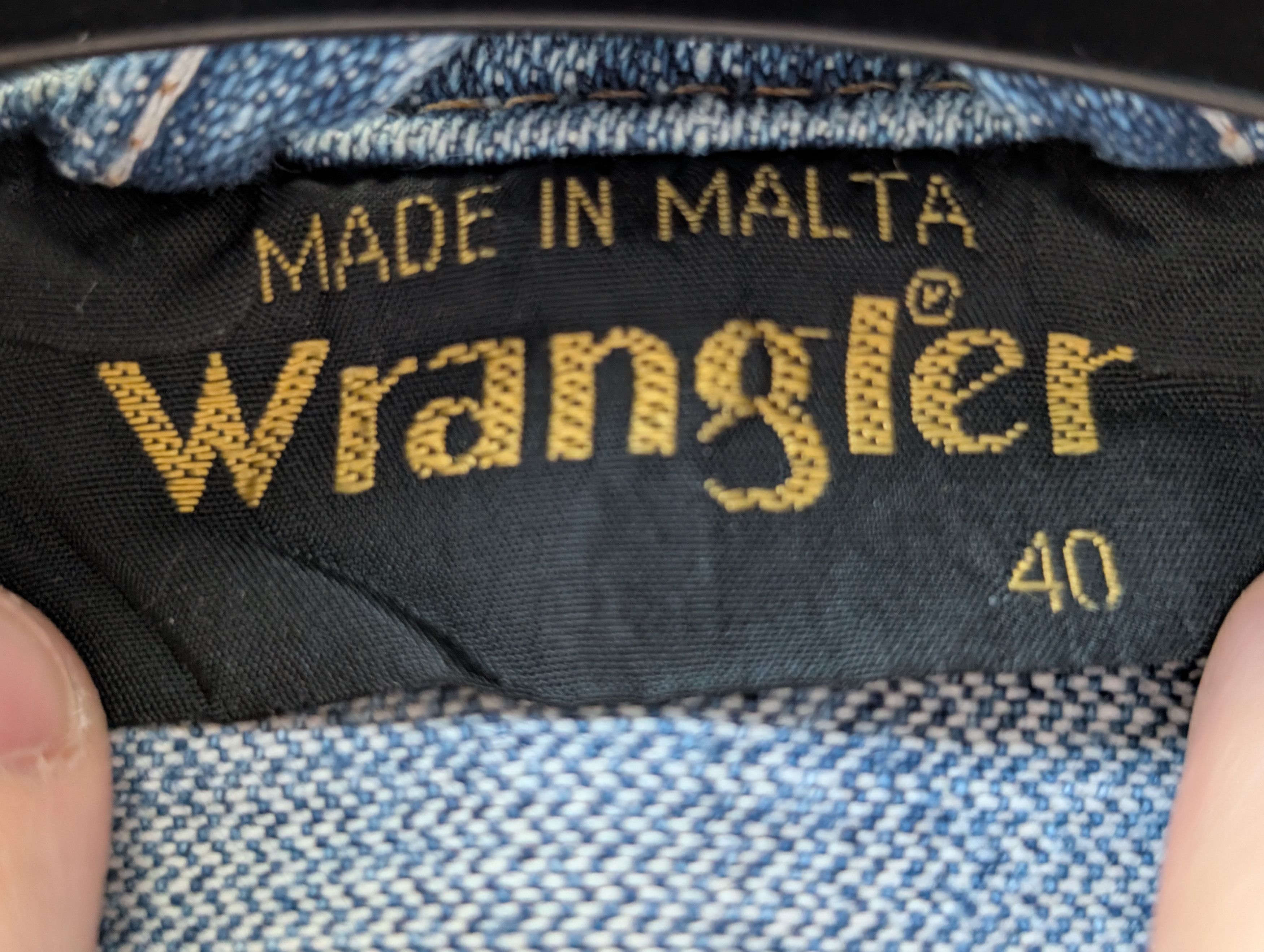 Wrangler Vintage Distressed Faded Denim Jacket Size M / US 6-8 / IT 42-44 - 10 Thumbnail