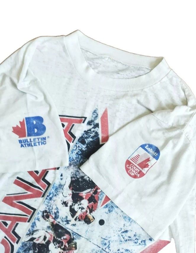 Vintage Vintage Couple Canada Cup 1991 t- shirt Size US XL / EU 56 / 4 - 8 Thumbnail
