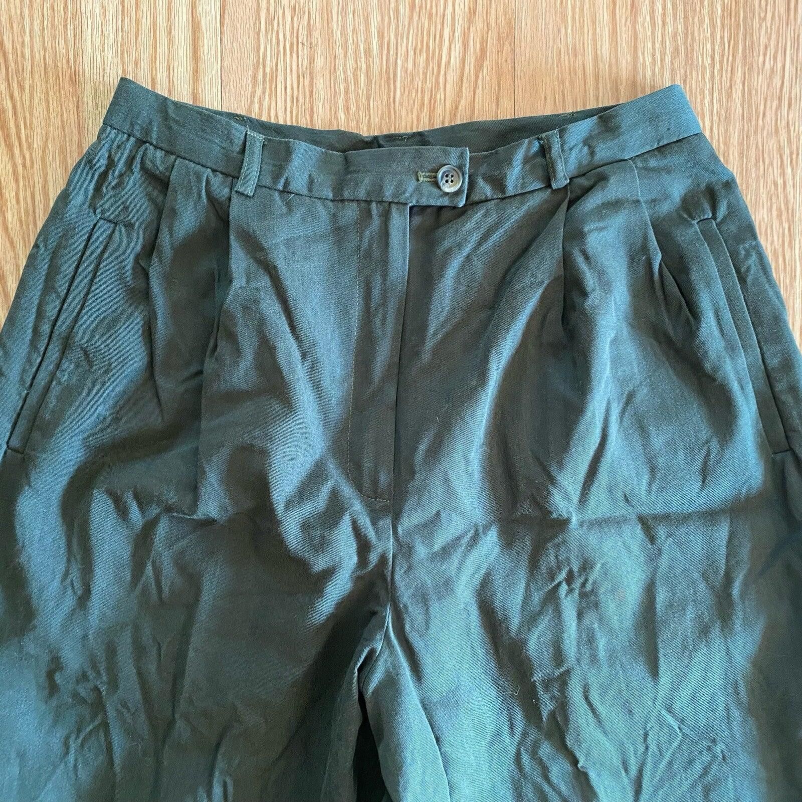 Evan Picone Evan Picone Vintage Green Trousers Pants Women 8 / 10 Medium Size 30" / US 8 / IT 44 - 4 Thumbnail