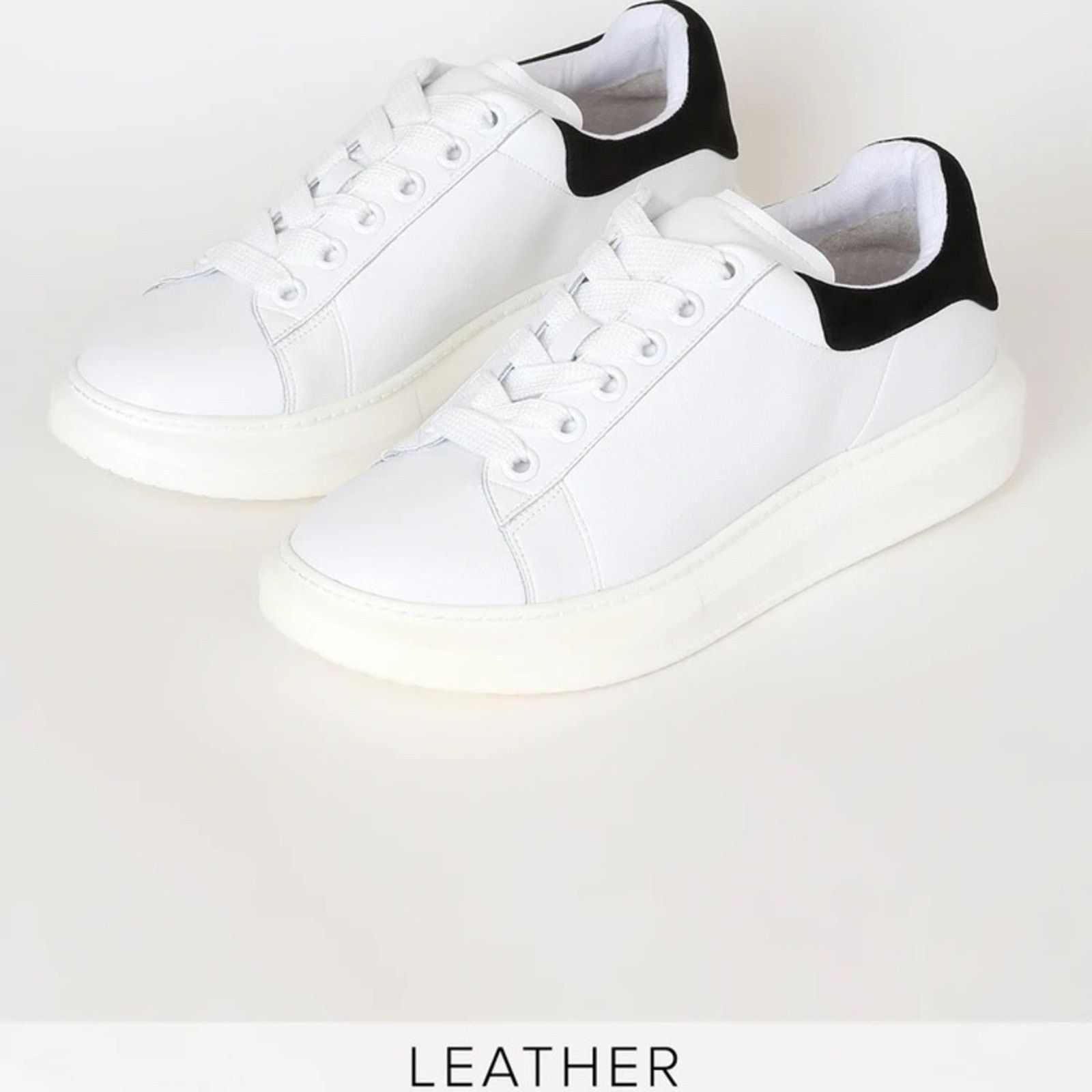Platform Sneakers Steve Madden White Leather Sneakers Ajio White